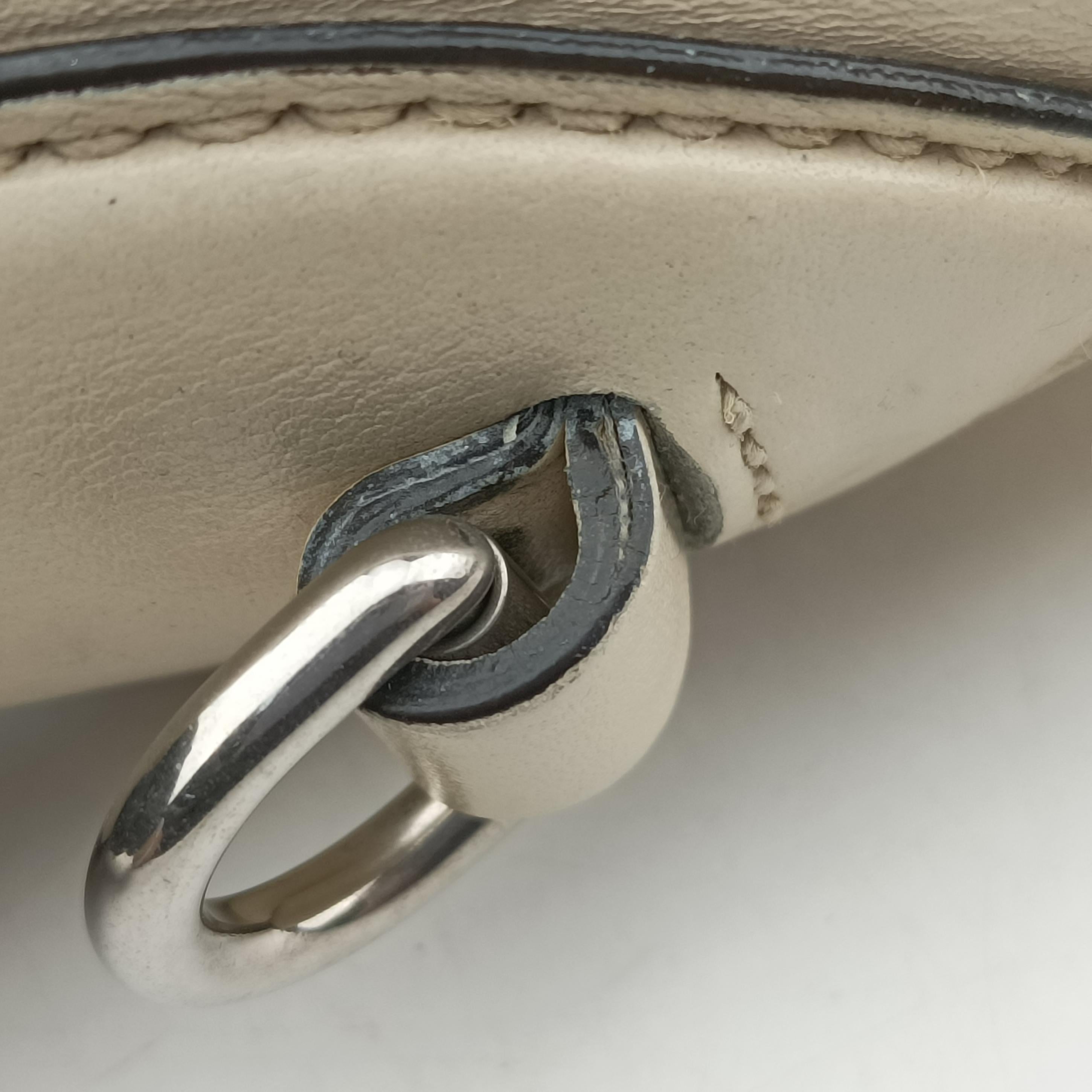 Pre-owned Gucci Aphrodite Medium White Leather 444072 shoulderbag | stylenewstar