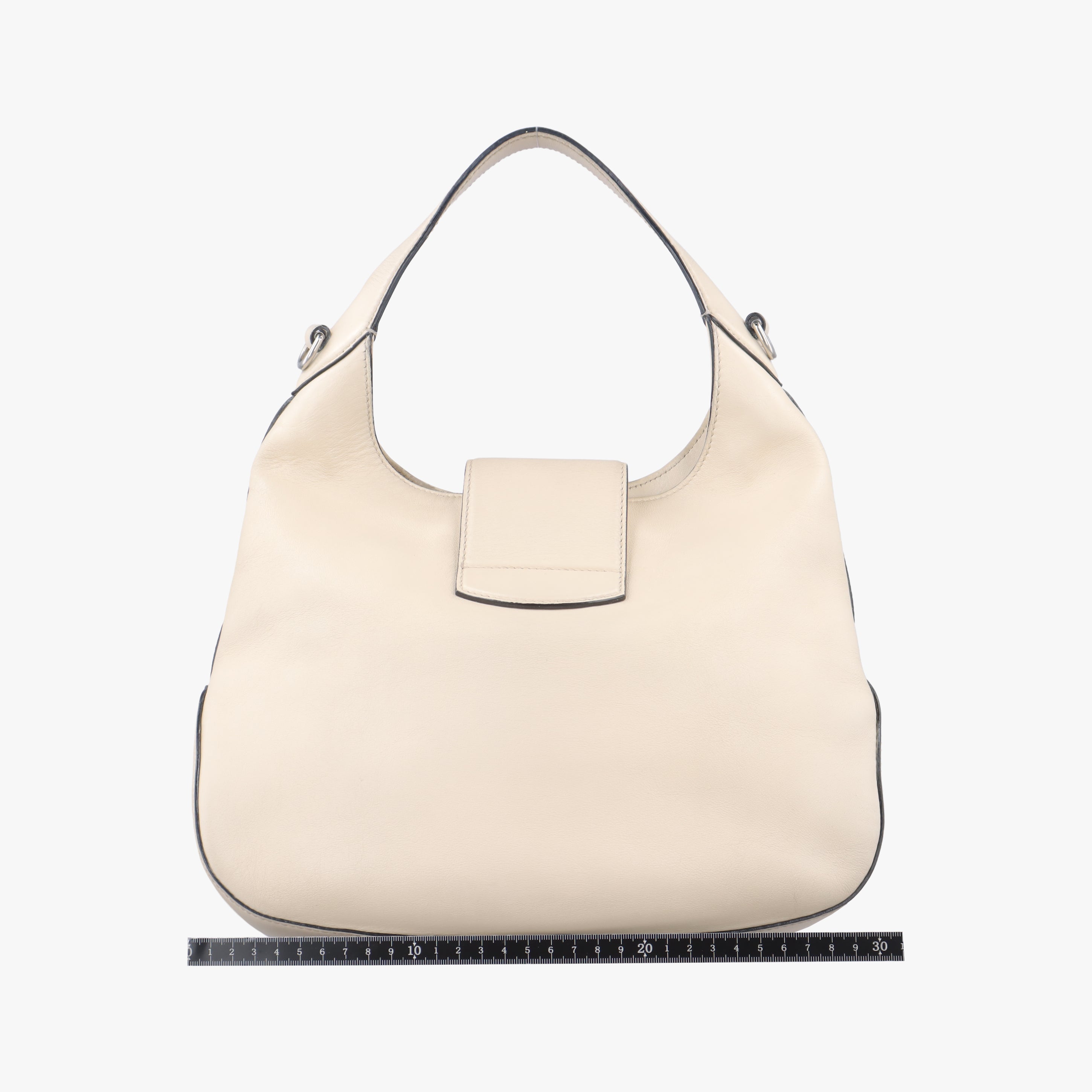 Pre-owned Gucci Aphrodite Medium White Leather 444072 shoulderbag | stylenewstar
