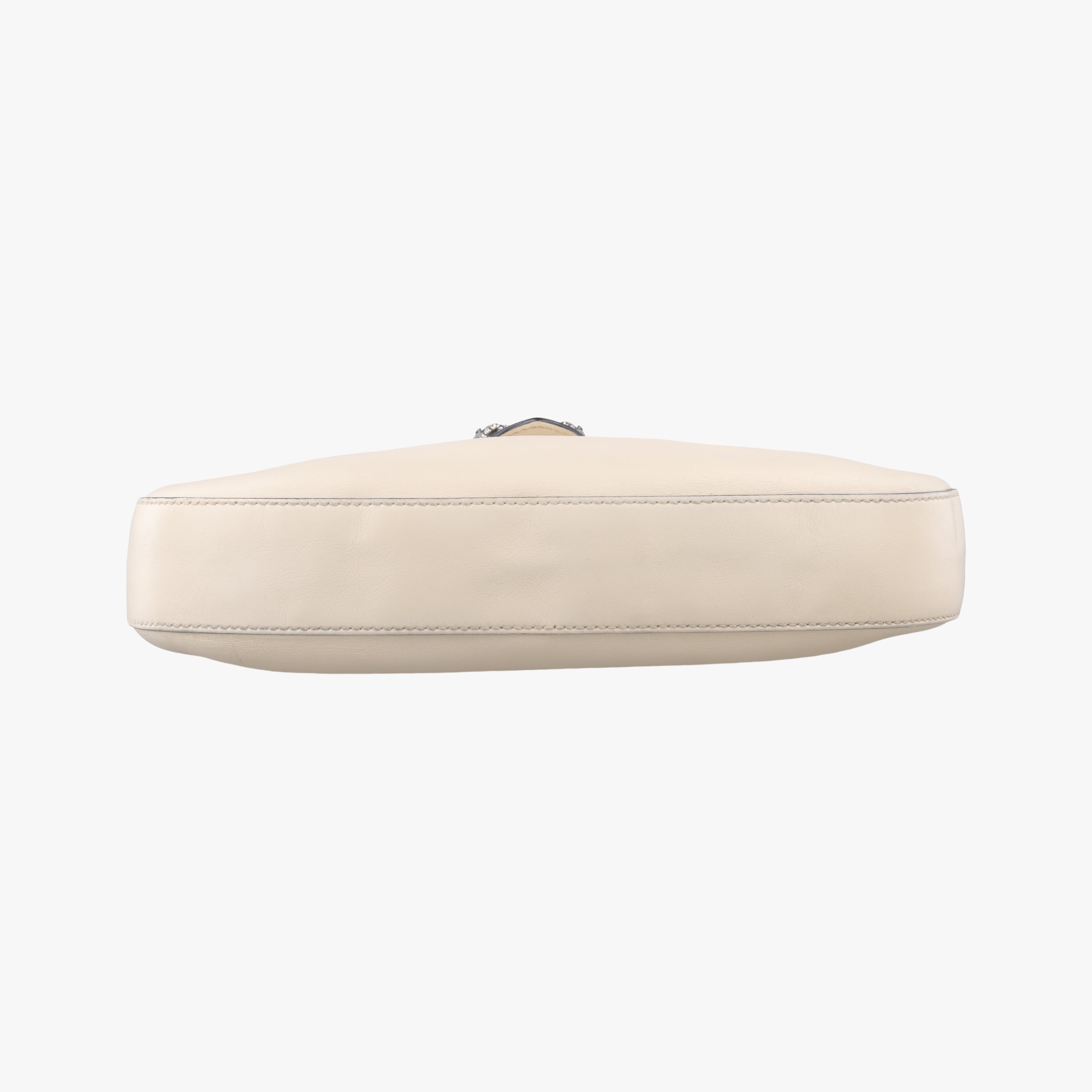 Pre-owned Gucci Aphrodite Medium White Leather 444072 shoulderbag | stylenewstar