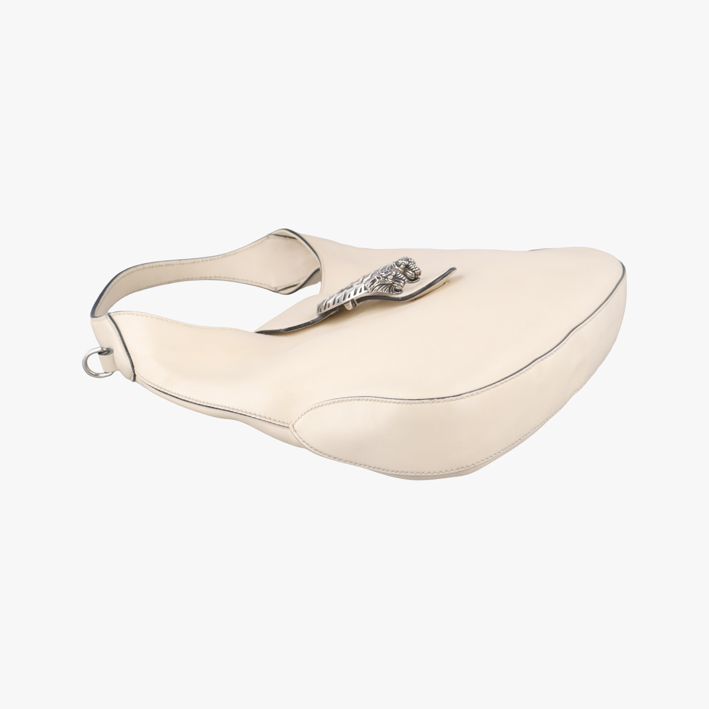 Pre-owned Gucci Aphrodite Medium White Leather 444072 shoulderbag | stylenewstar
