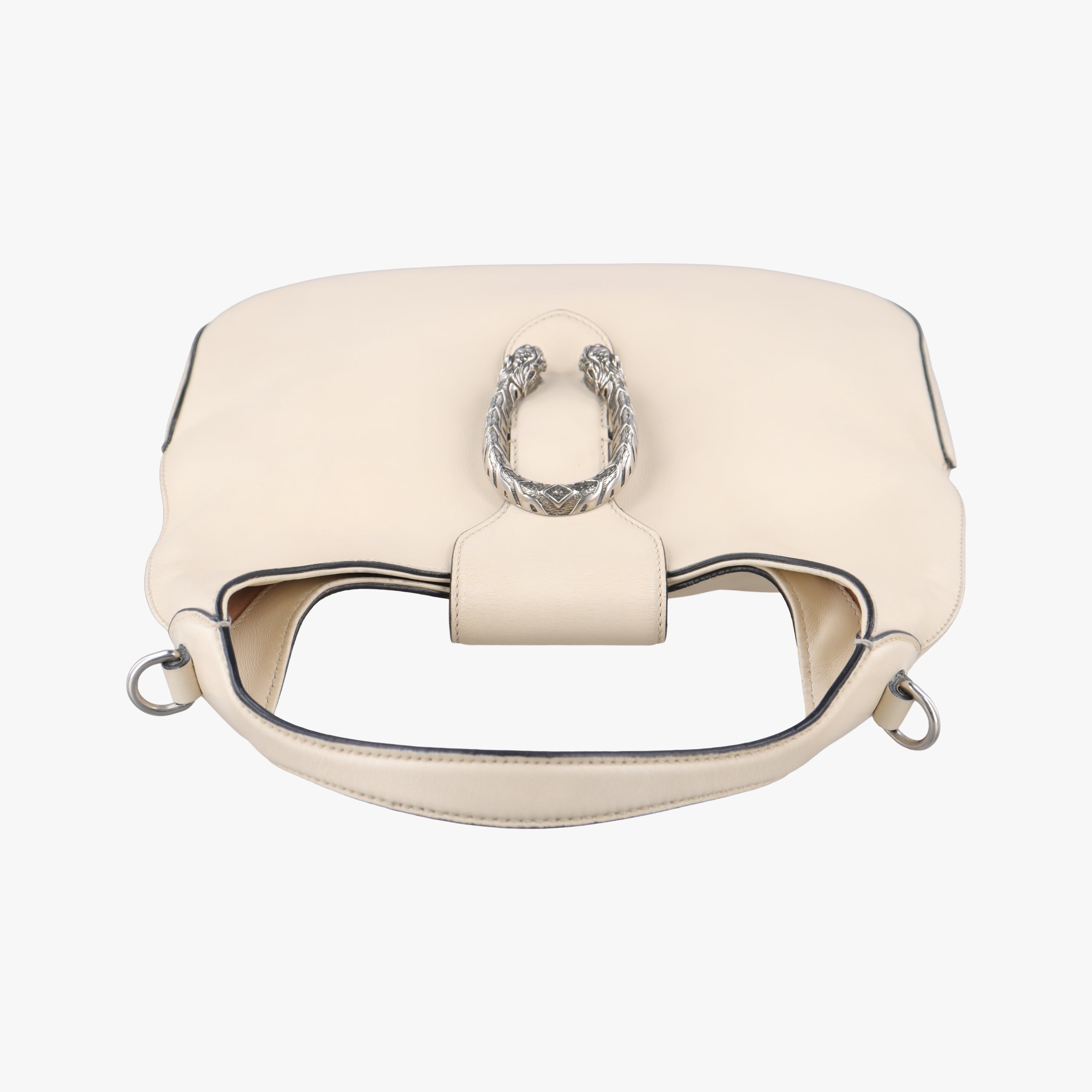 Pre-owned Gucci Aphrodite Medium White Leather 444072 shoulderbag | stylenewstar