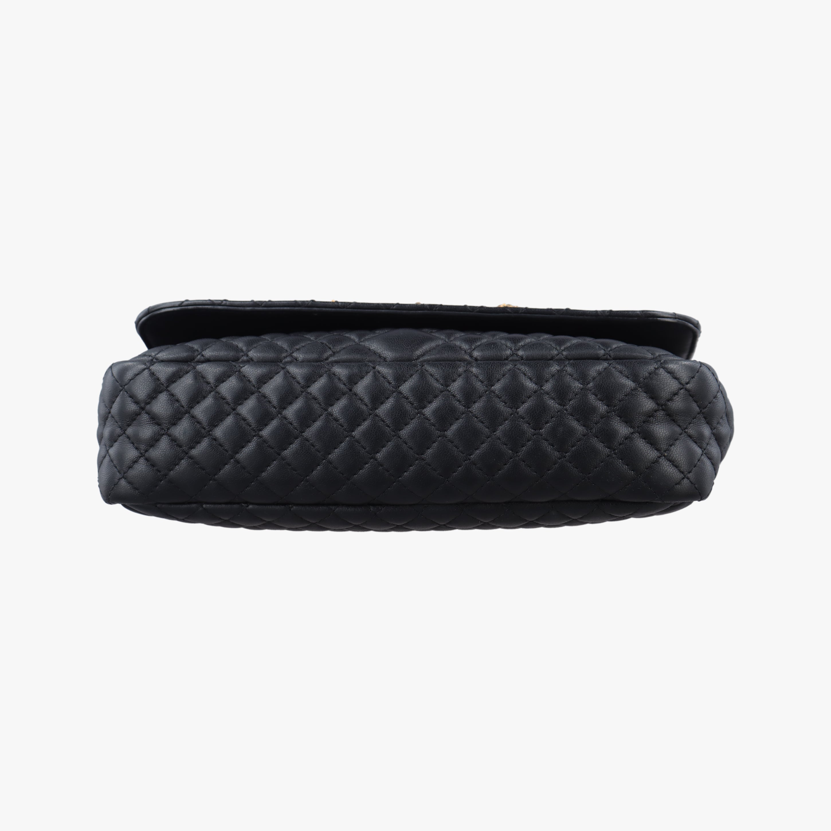 Pre-owned VERSACE Medusa Black Leather  shoulderbag | stylenewstar