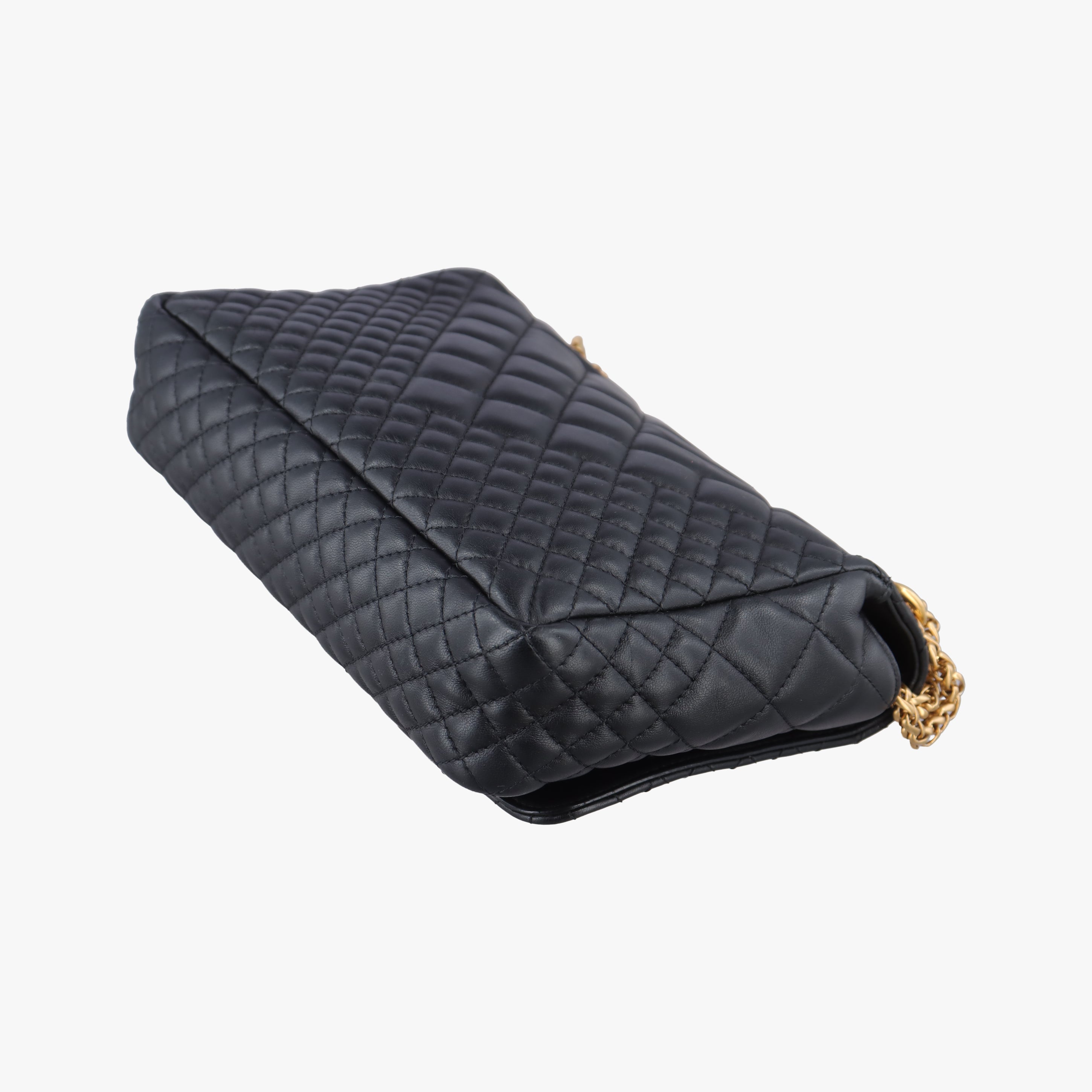 Pre-owned VERSACE Medusa Black Leather  shoulderbag | stylenewstar