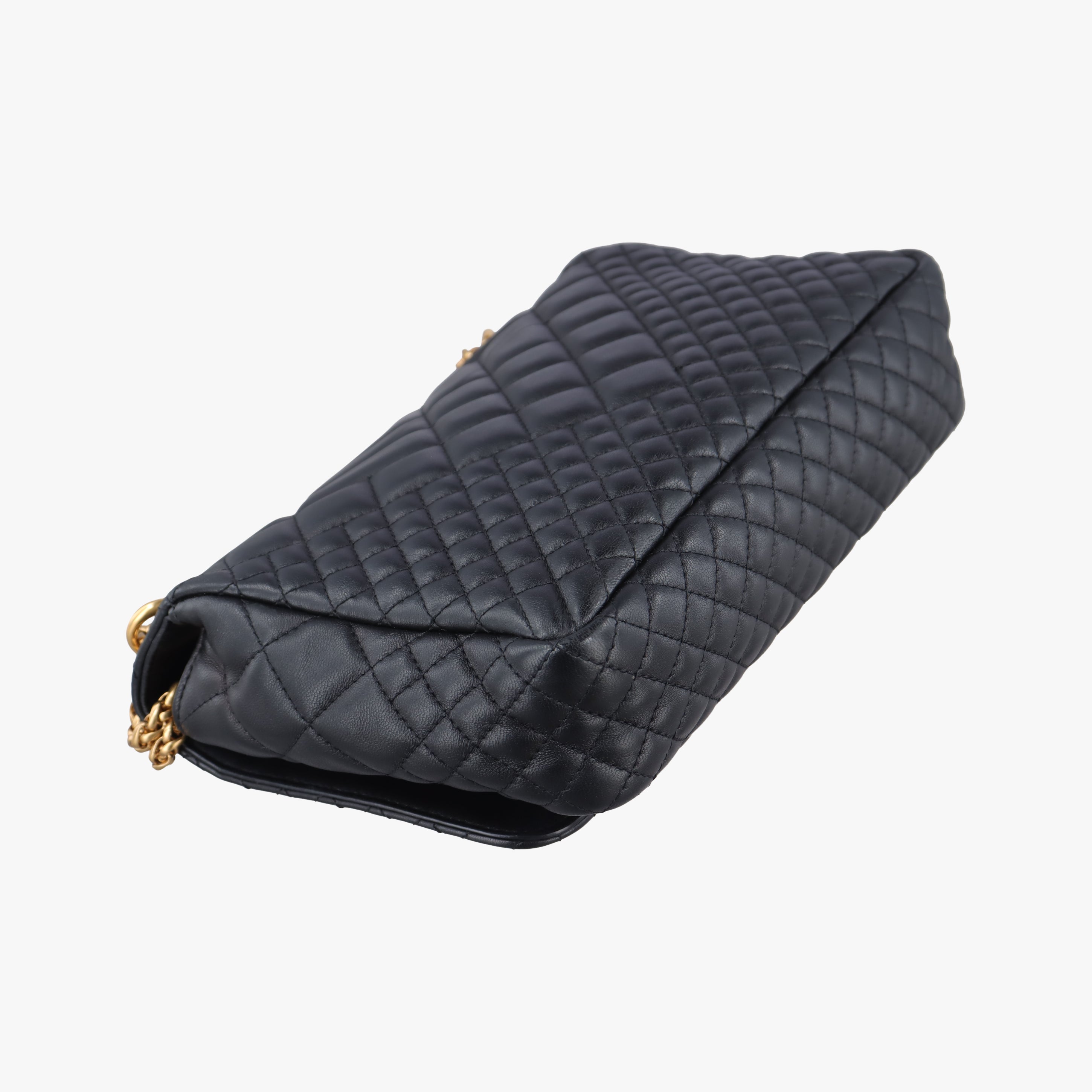 Pre-owned VERSACE Medusa Black Leather  shoulderbag | stylenewstar