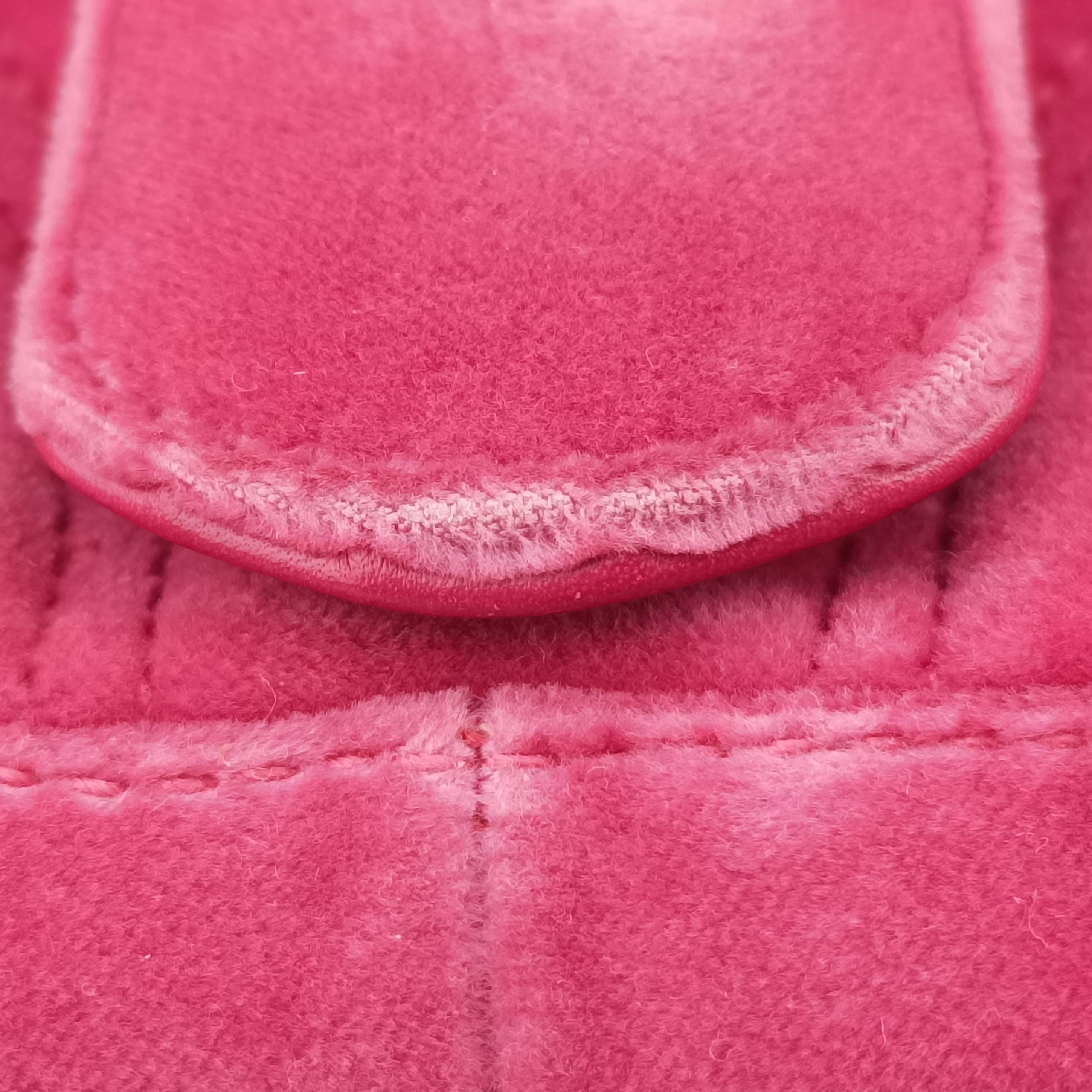 Secondhand Gucci GG Marmont Rose velour 446744 shoulderbag | stylenewstar