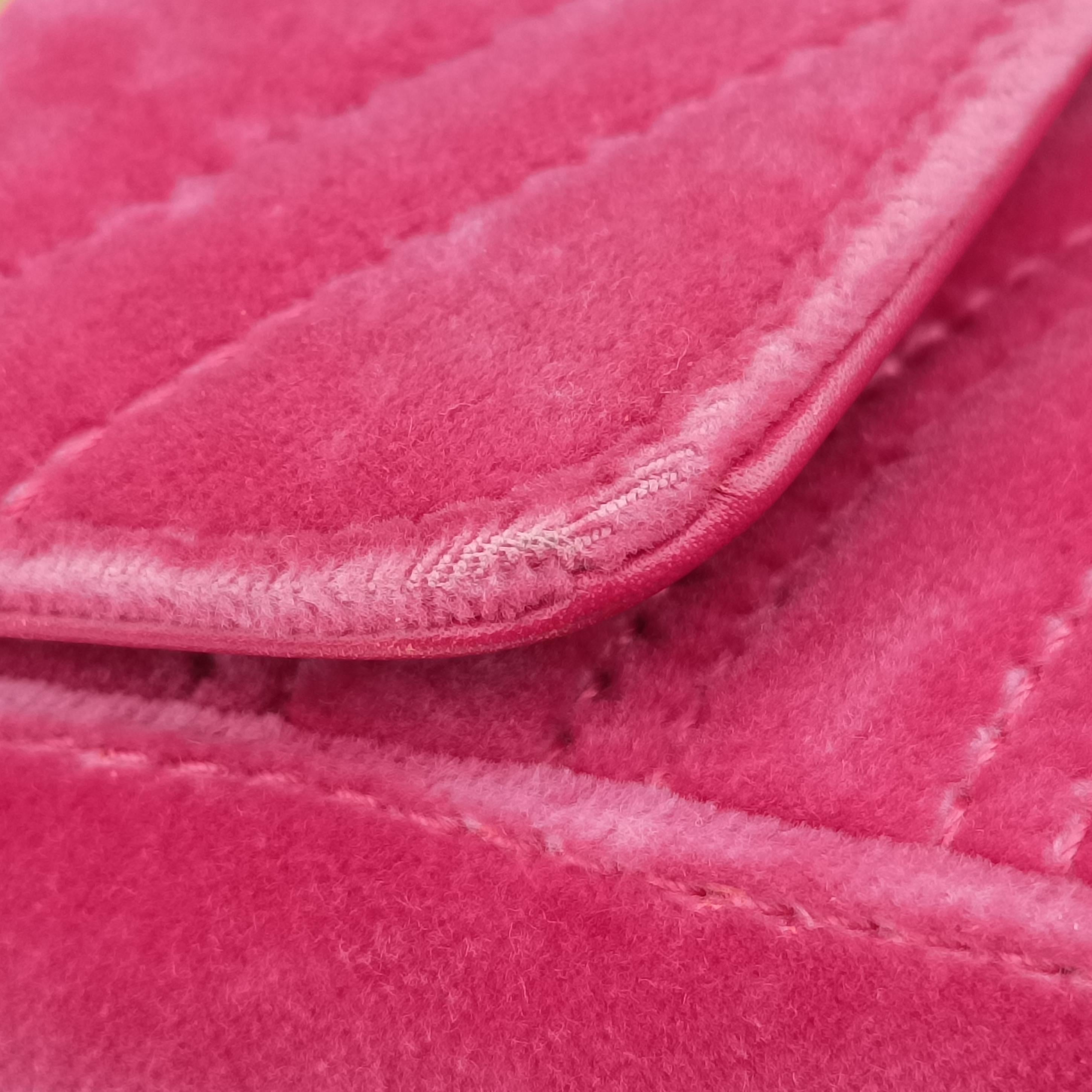 Secondhand Gucci GG Marmont Rose velour 446744 shoulderbag | stylenewstar