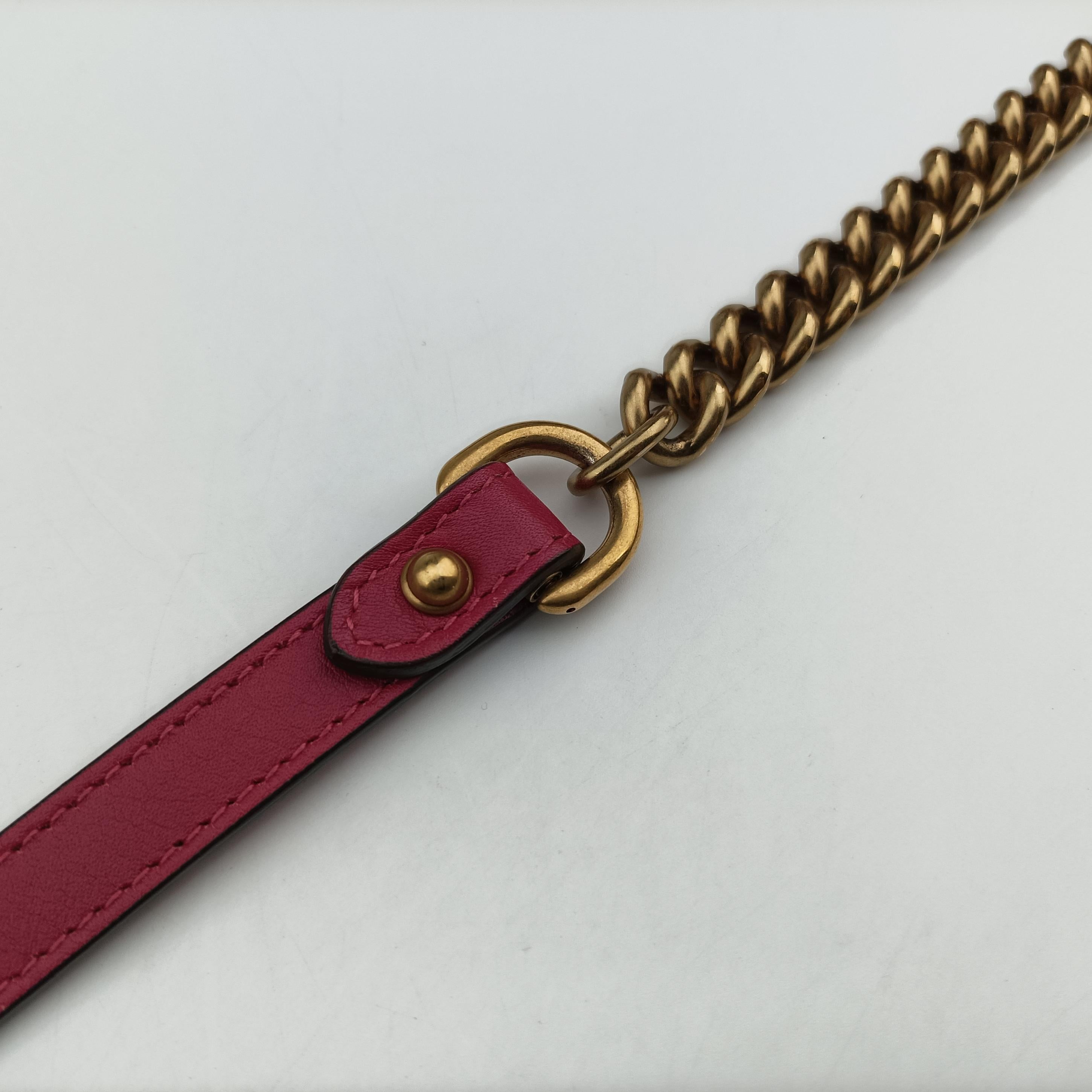 Secondhand Gucci GG Marmont Rose velour 446744 shoulderbag | stylenewstar