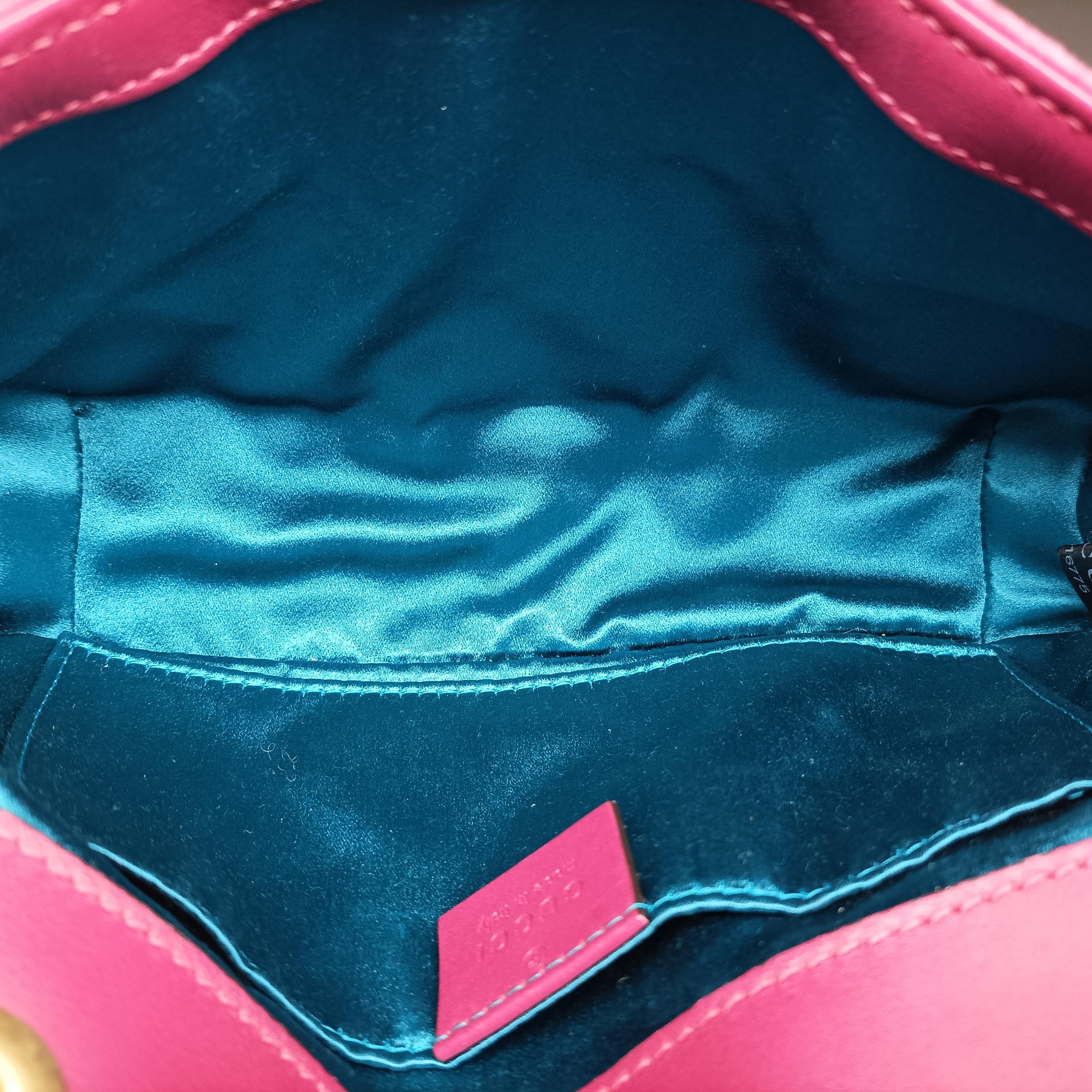 Secondhand Gucci GG Marmont Rose velour 446744 shoulderbag | stylenewstar