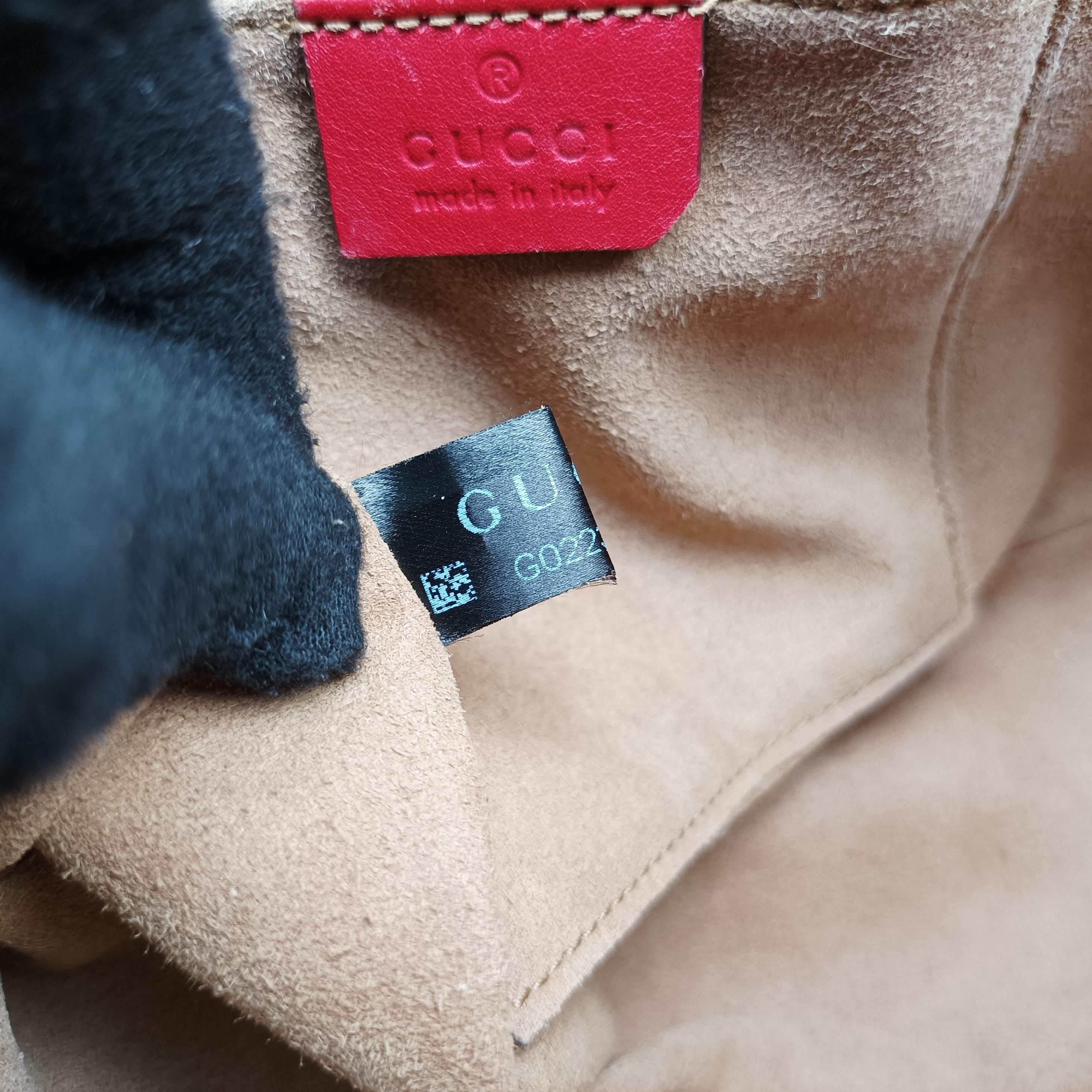 Vintage Gucci GG Supreme Padlock Beige×Red×Multicolour PVC coated canvas×Leather 453189 shoulderbag | stylenewstar