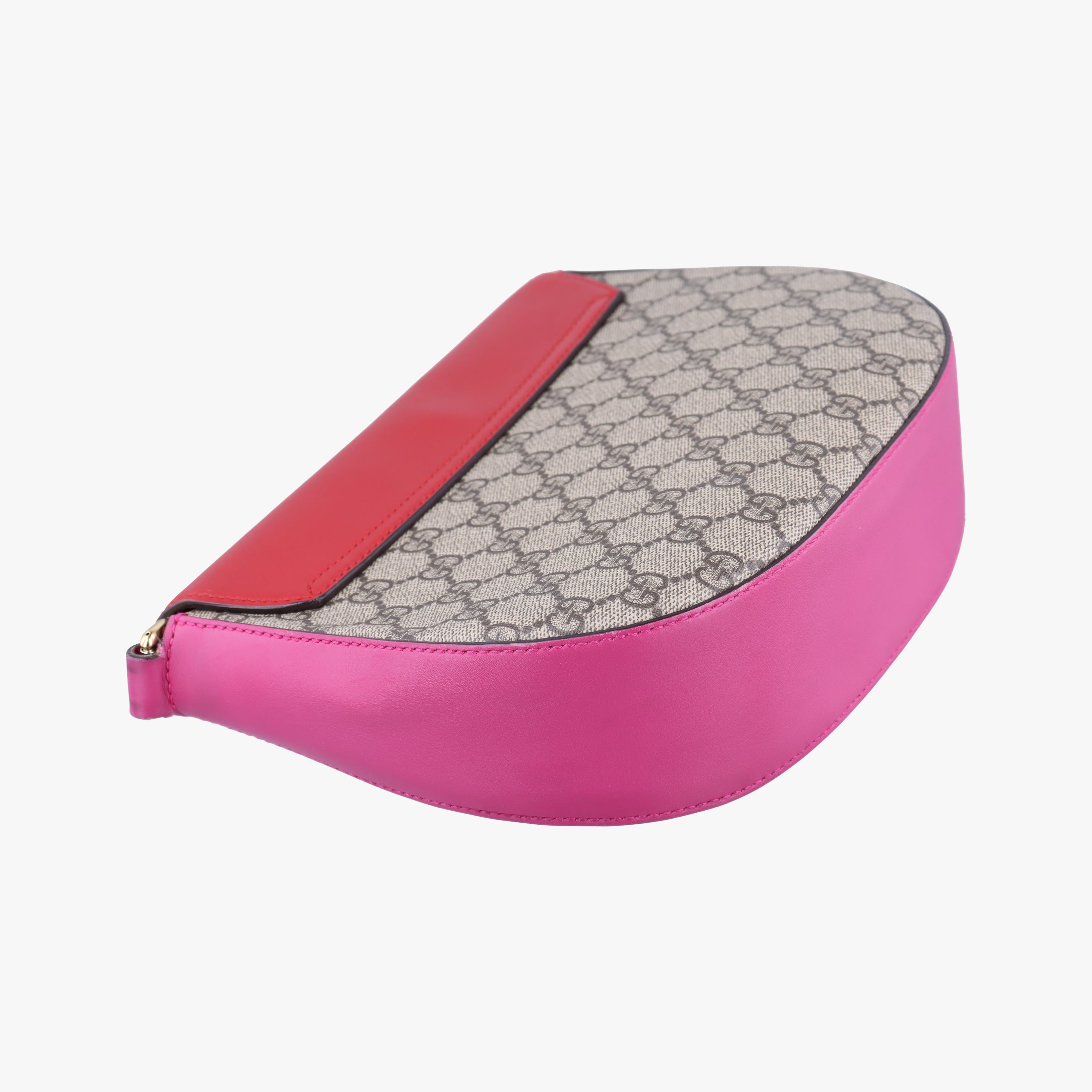 Vintage Gucci GG Supreme Padlock Beige×Red×Multicolour PVC coated canvas×Leather 453189 shoulderbag | stylenewstar