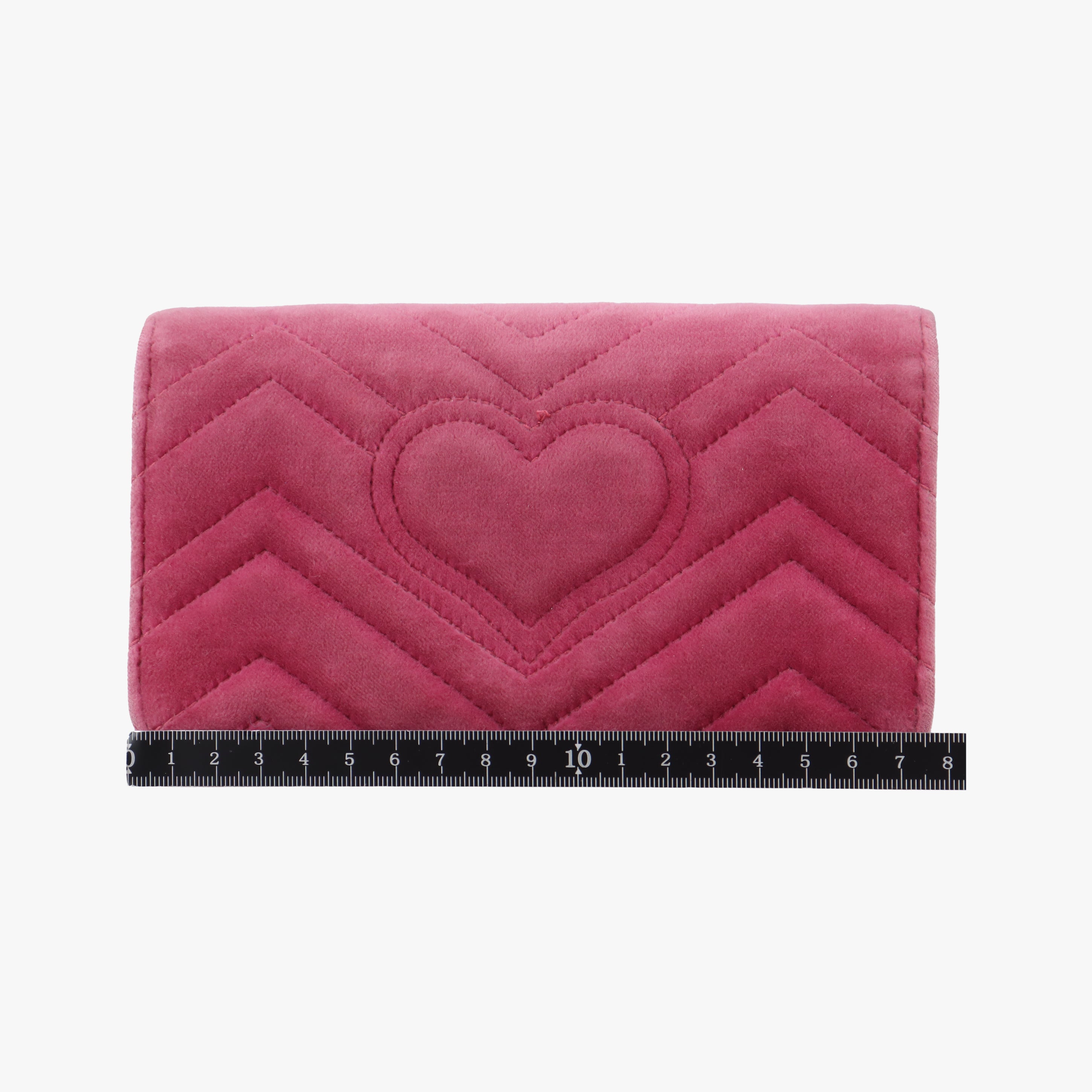 Pre-owned Gucci GG Marmont Rose velour 488426 shoulderbag | stylenewstar