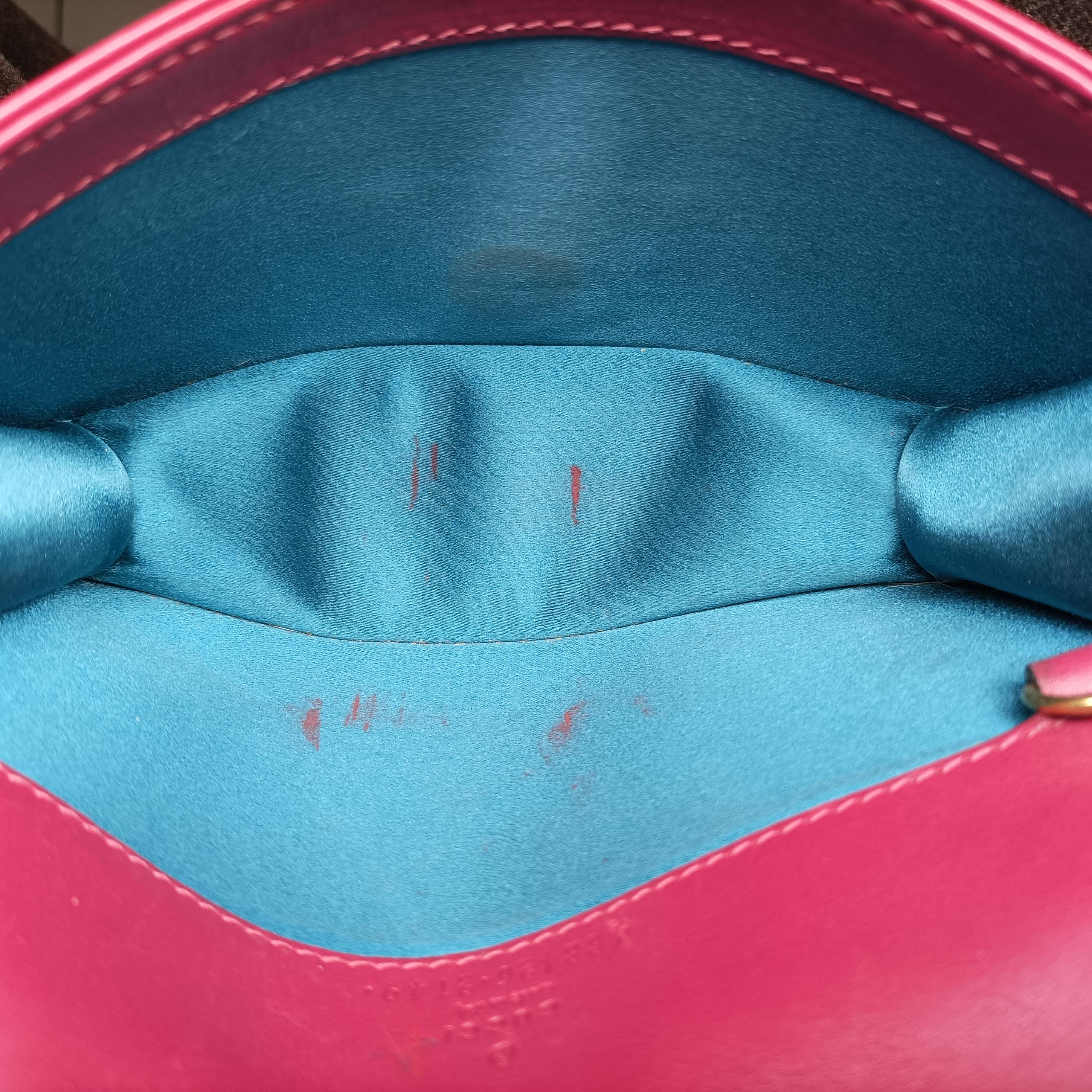 Pre-owned Gucci GG Marmont Rose velour 488426 shoulderbag | stylenewstar
