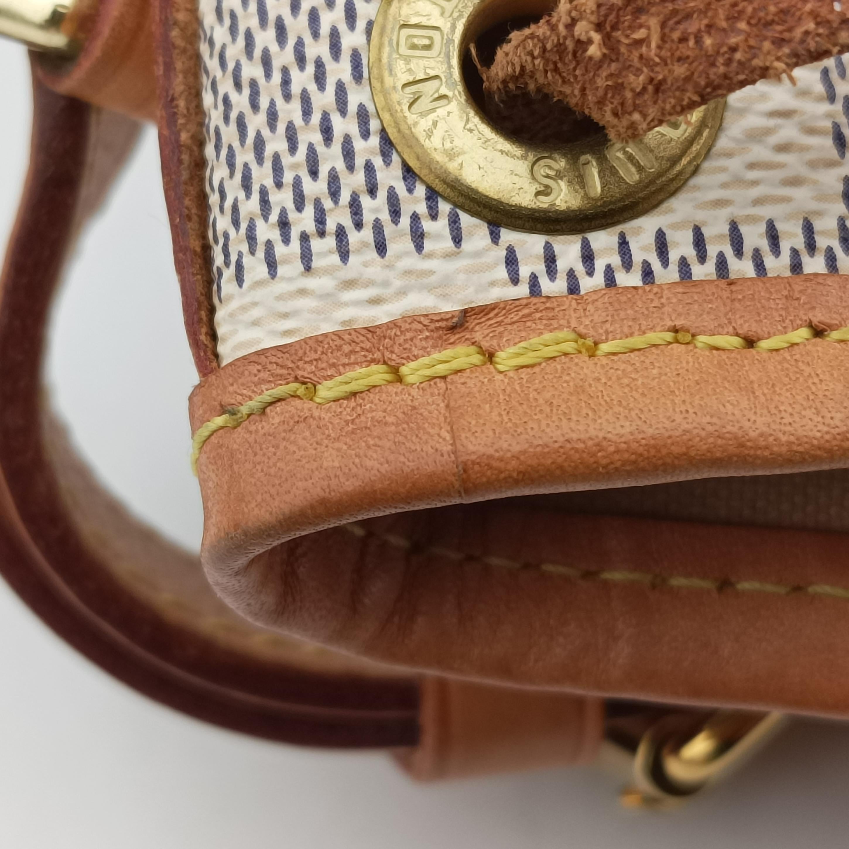Pre-owned Louis Vuitton NoeBB AZUR Damier Canvas N41220 shoulderbag | stylenewstar