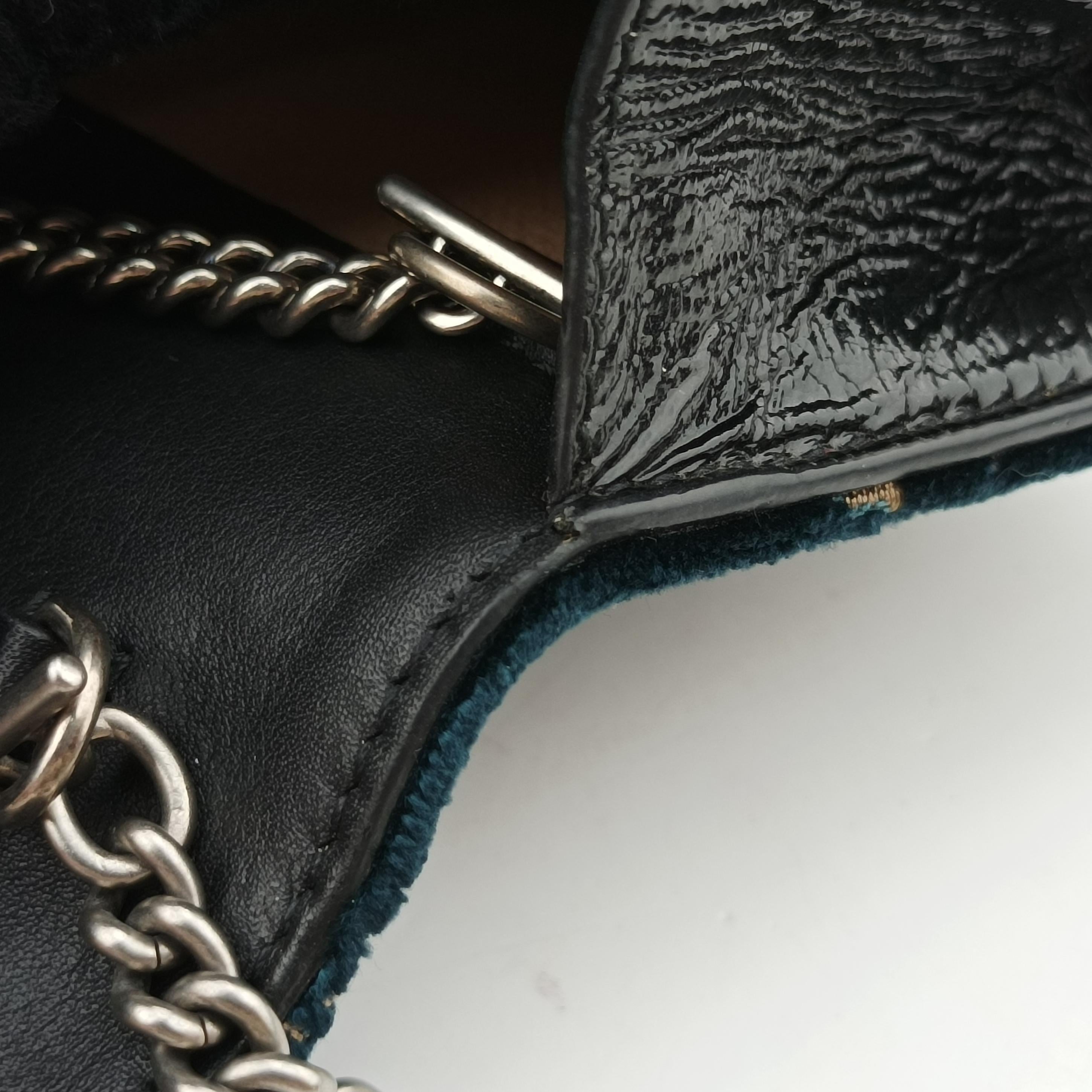 Vintage Gucci Dionysus Navy velour 476432 shoulderbag | stylenewstar