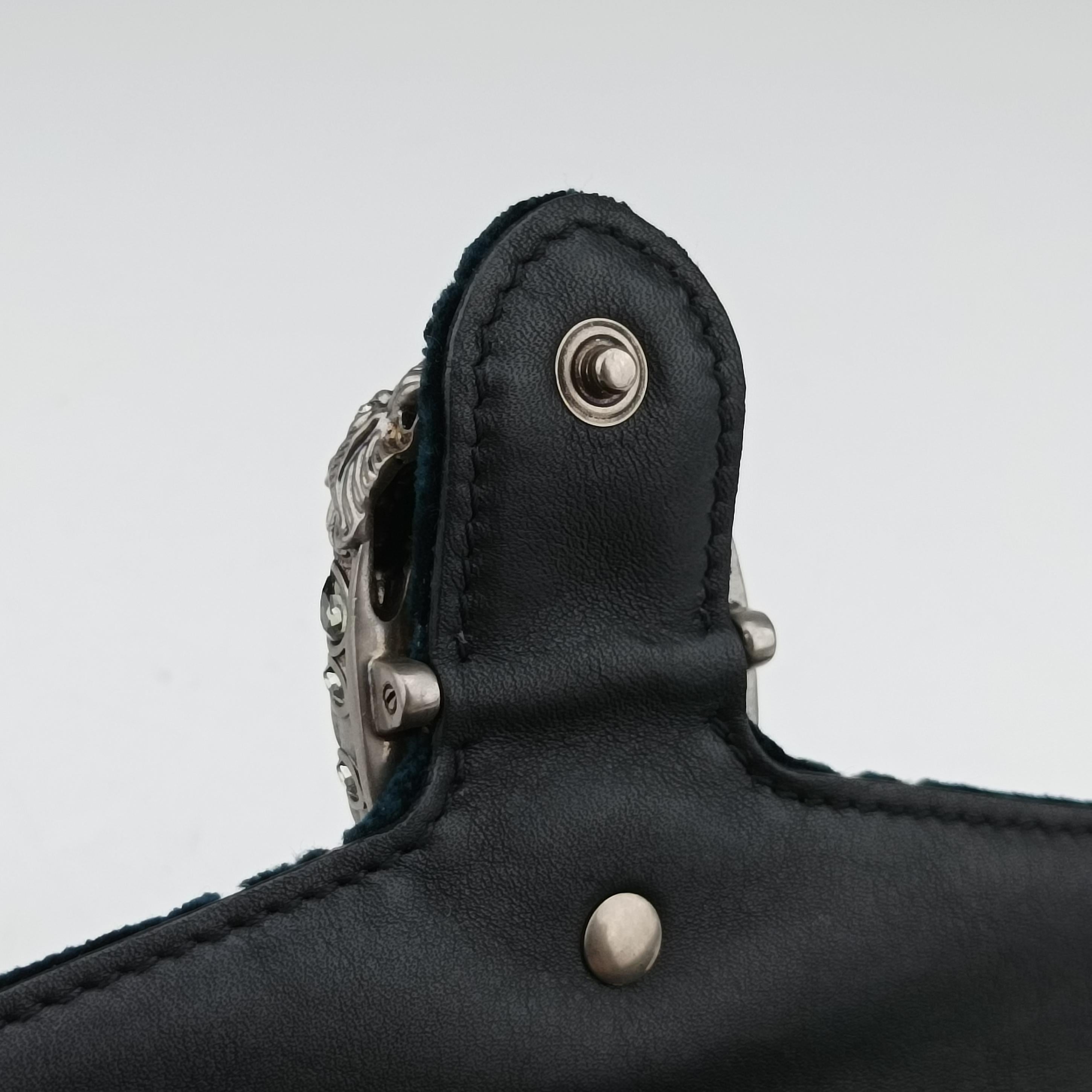 Vintage Gucci Dionysus Navy velour 476432 shoulderbag | stylenewstar