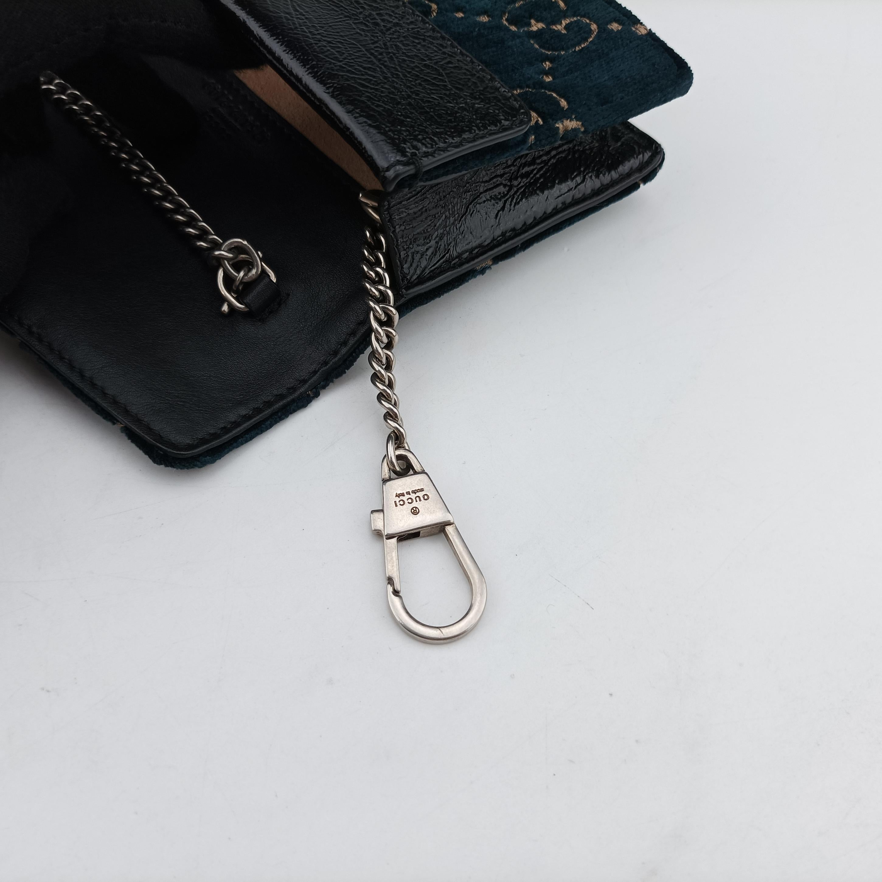 Vintage Gucci Dionysus Navy velour 476432 shoulderbag | stylenewstar