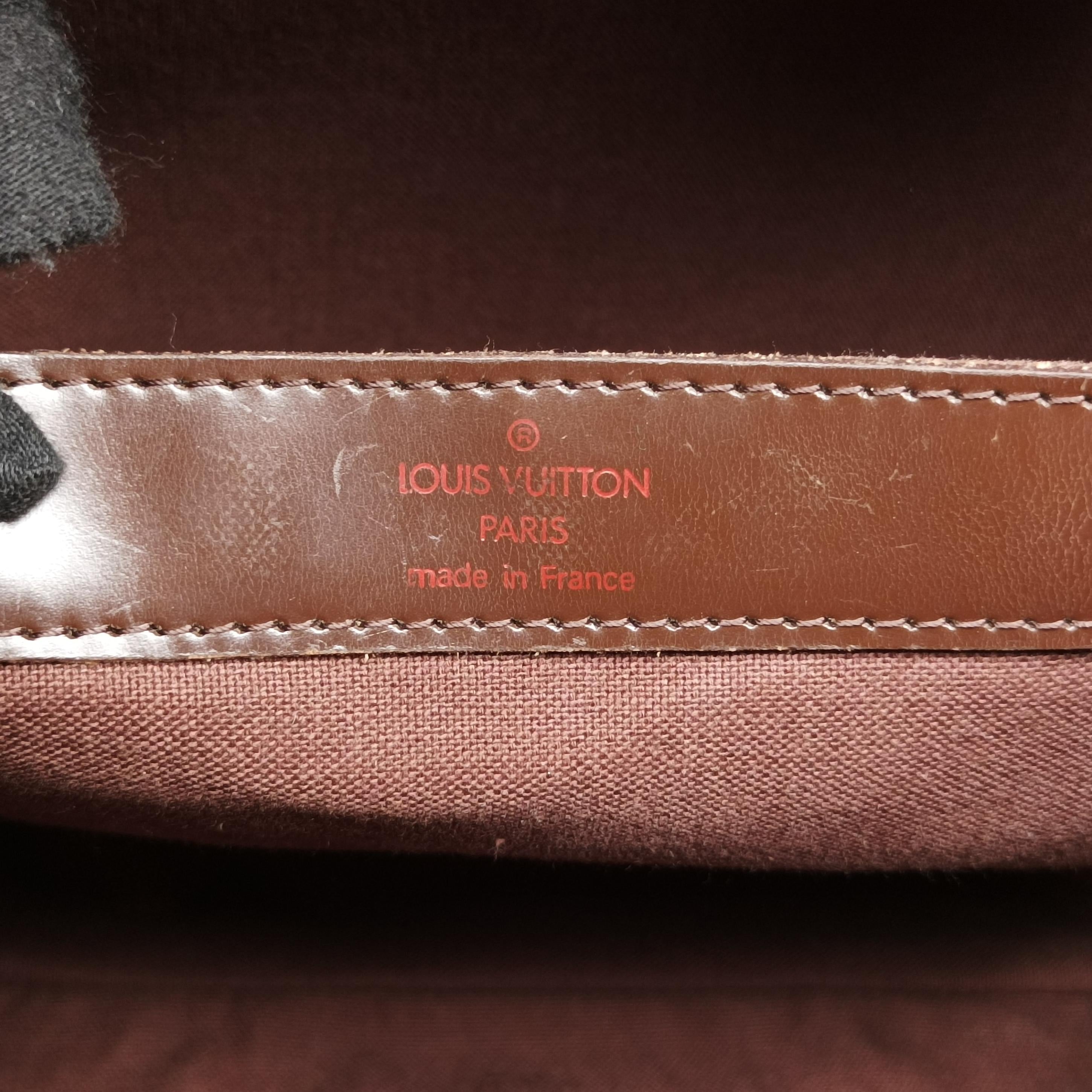 Secondhand Louis Vuitton NAVIGLIO EBENE Damier Canvas N45255 shoulderbag | stylenewstar