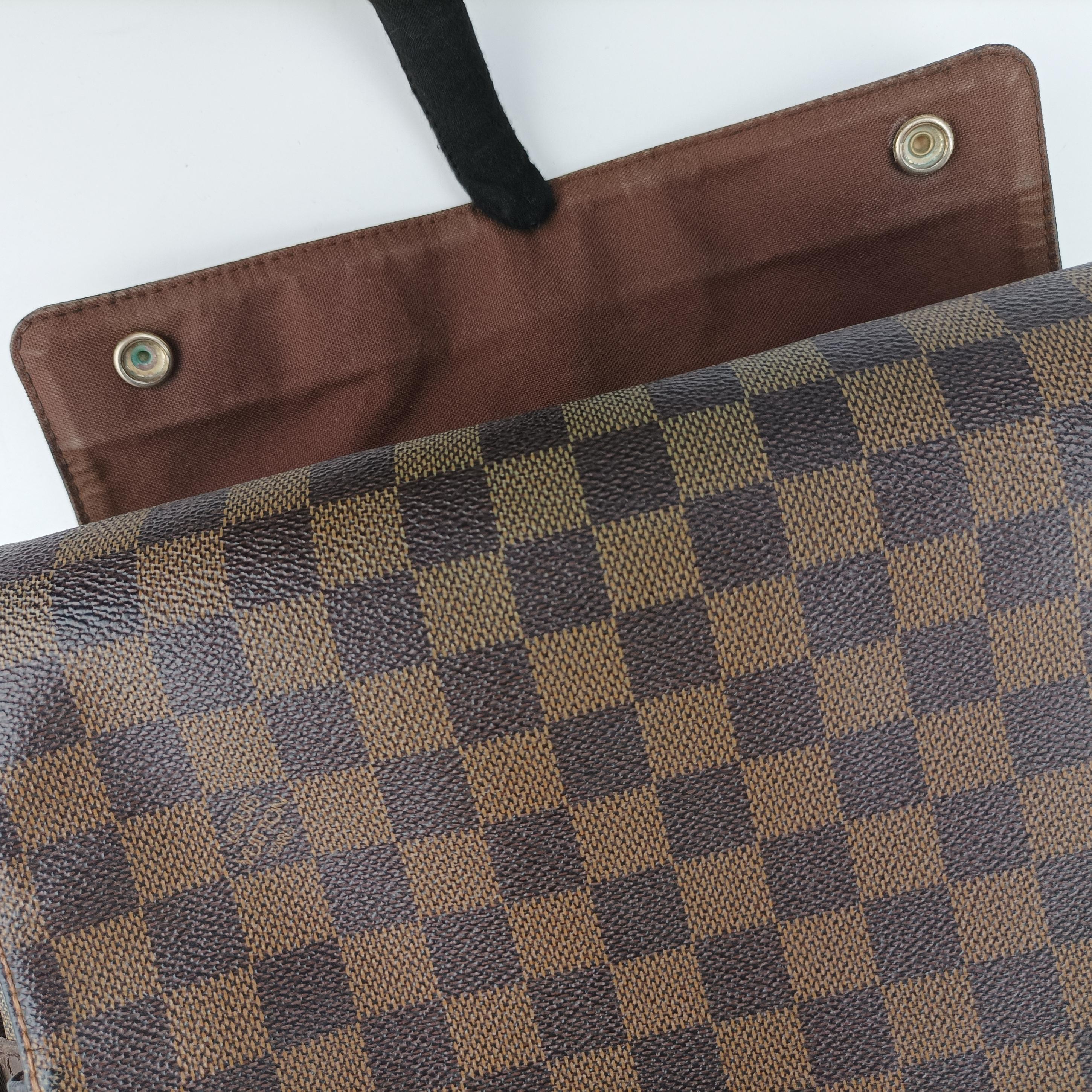 Secondhand Louis Vuitton NAVIGLIO EBENE Damier Canvas N45255 shoulderbag | stylenewstar