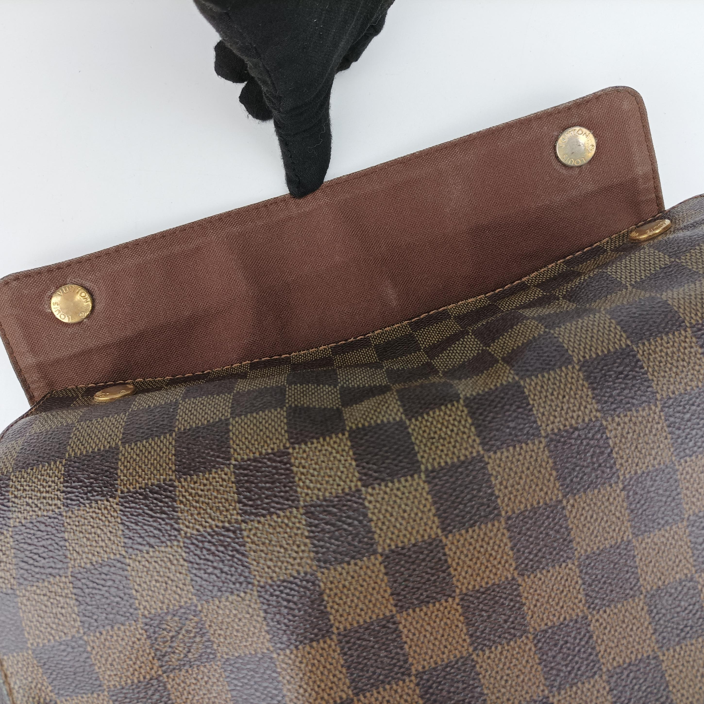 Secondhand Louis Vuitton NAVIGLIO EBENE Damier Canvas N45255 shoulderbag | stylenewstar