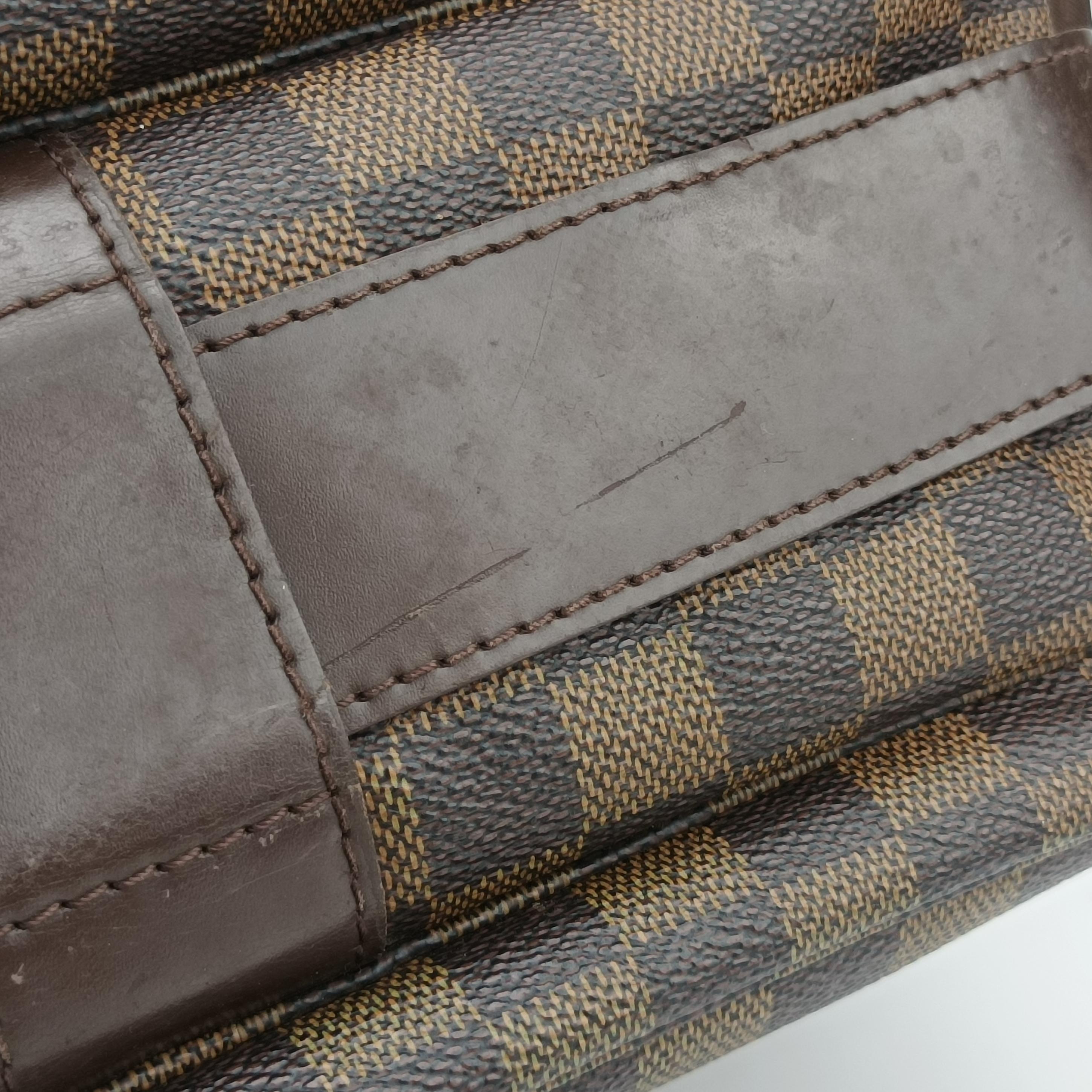 Secondhand Louis Vuitton NAVIGLIO EBENE Damier Canvas N45255 shoulderbag | stylenewstar