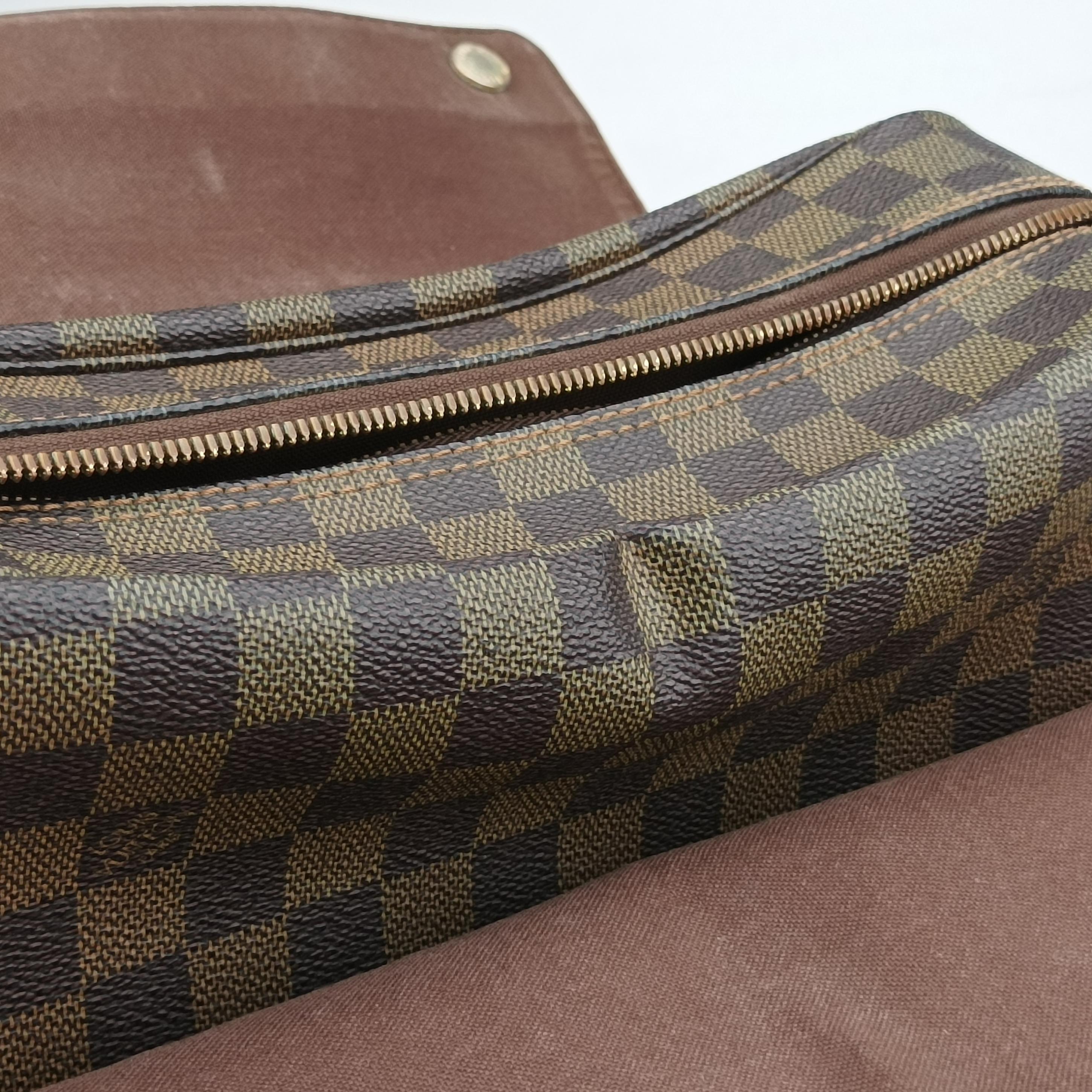 Secondhand Louis Vuitton NAVIGLIO EBENE Damier Canvas N45255 shoulderbag | stylenewstar