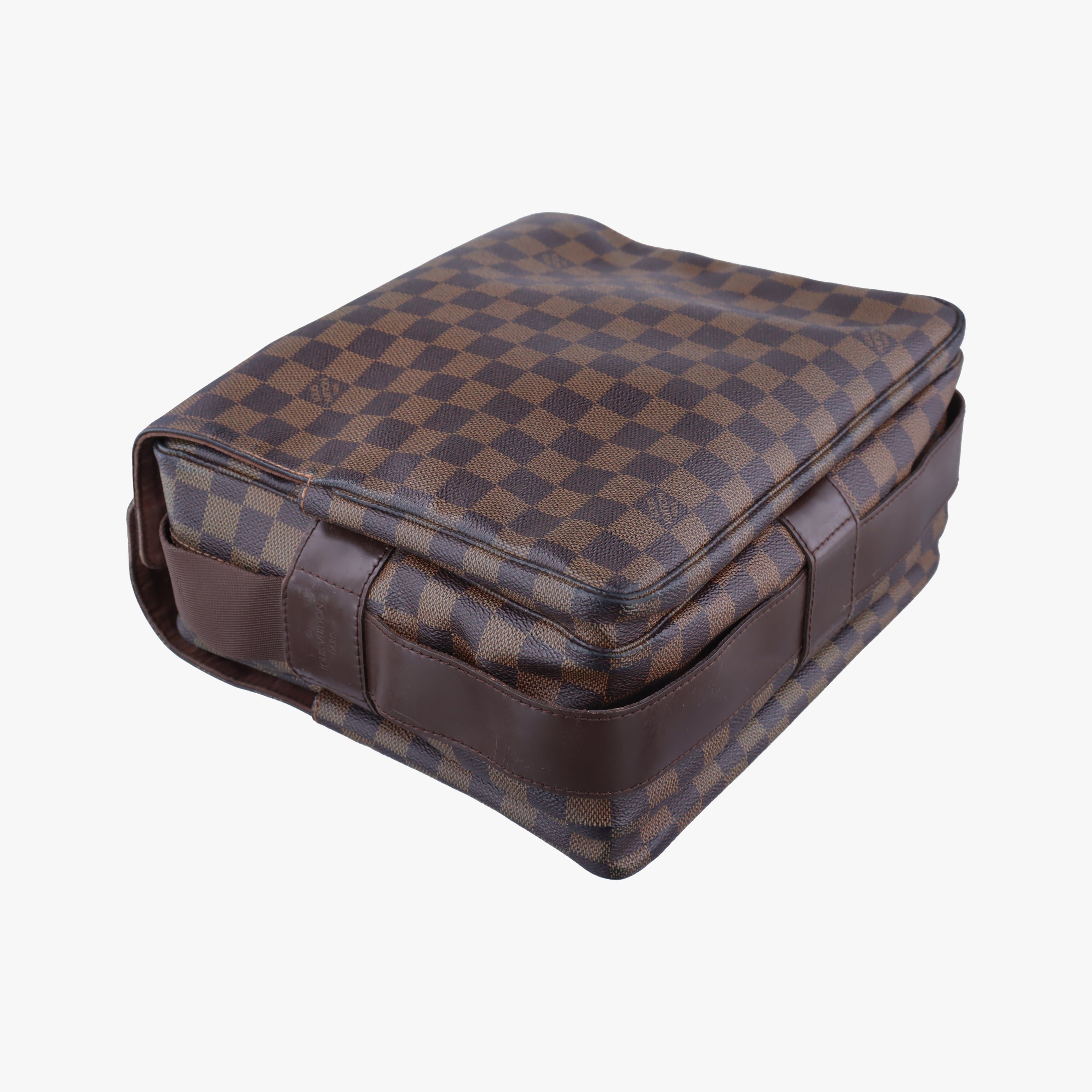 Secondhand Louis Vuitton NAVIGLIO EBENE Damier Canvas N45255 shoulderbag | stylenewstar