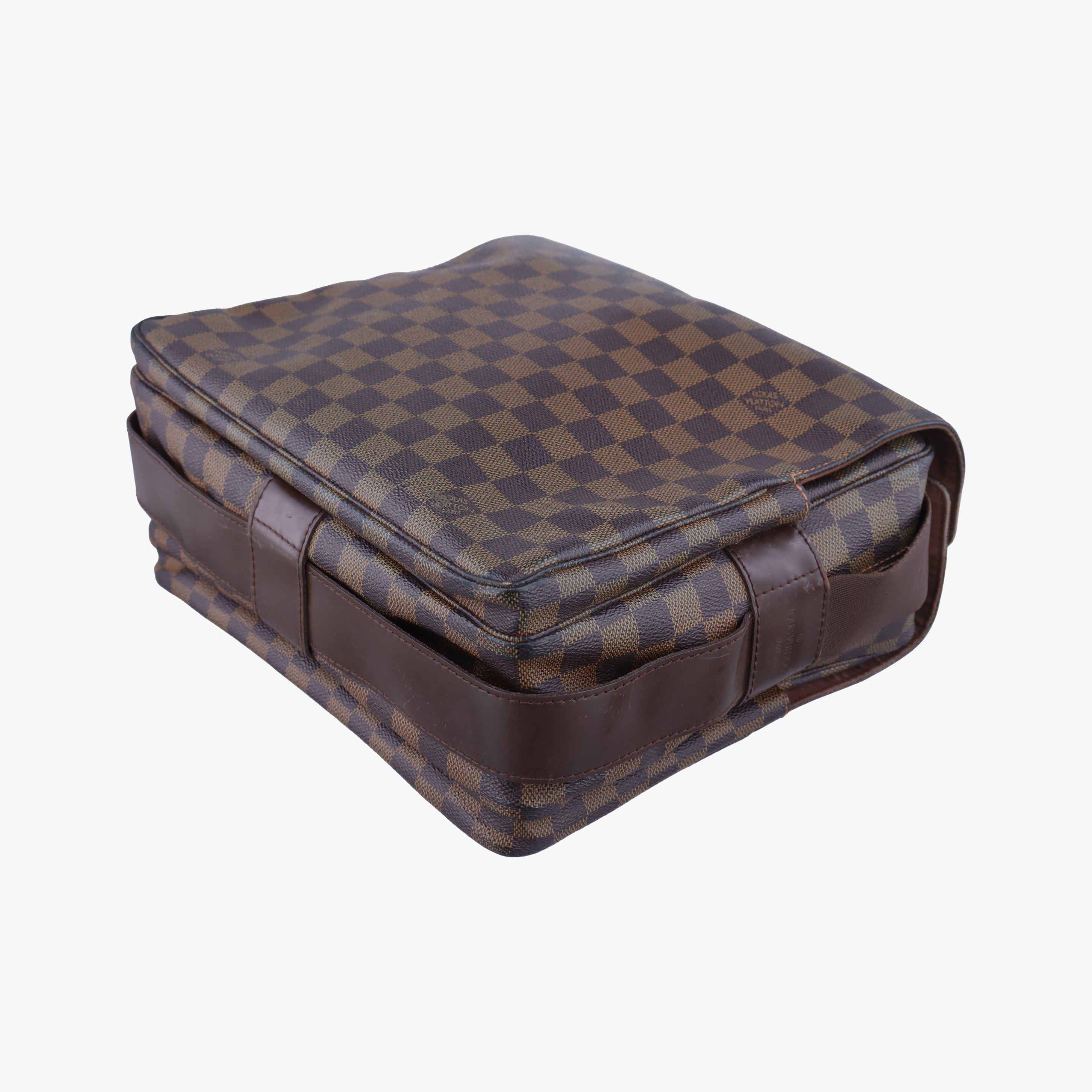 Secondhand Louis Vuitton NAVIGLIO EBENE Damier Canvas N45255 shoulderbag | stylenewstar