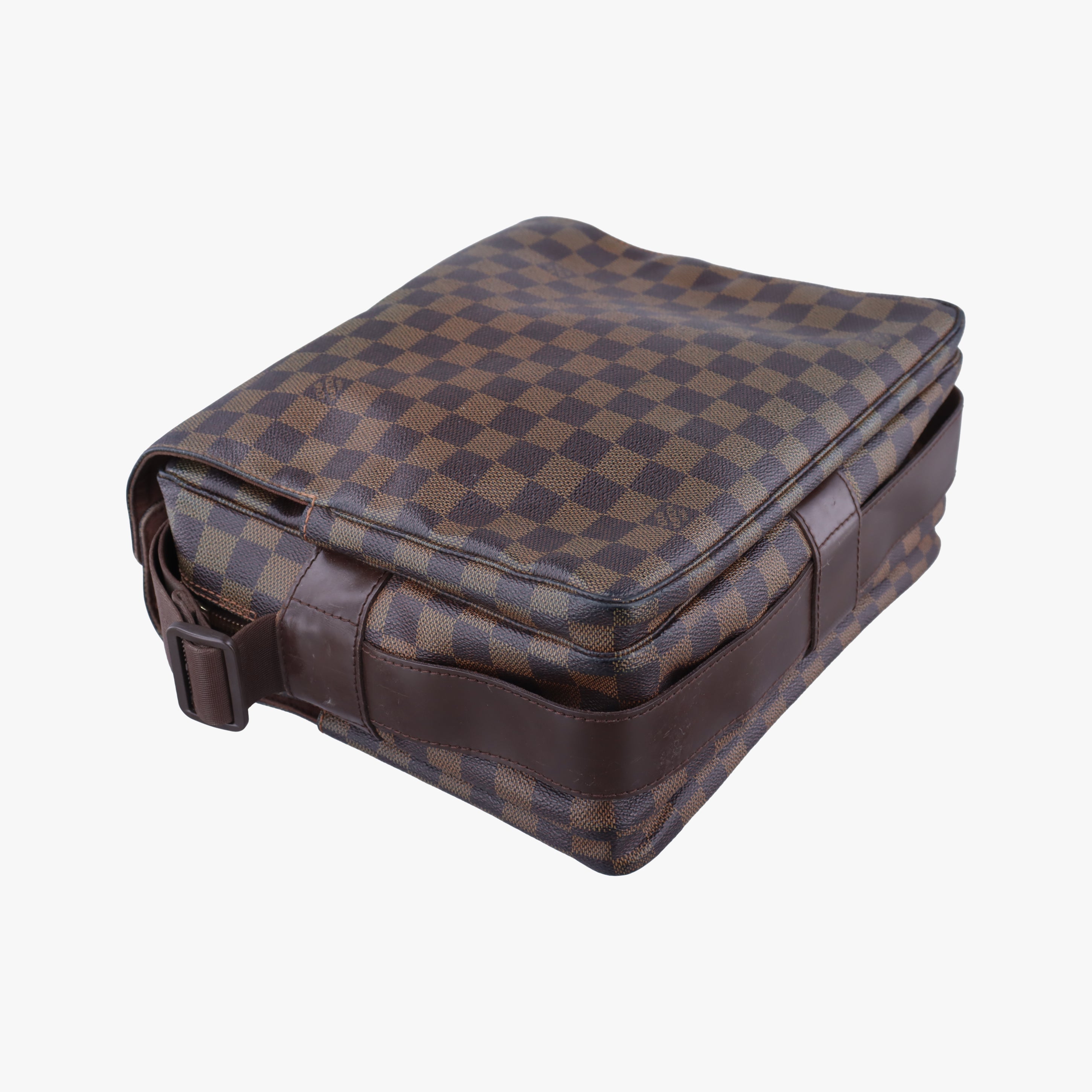 Secondhand Louis Vuitton NAVIGLIO EBENE Damier Canvas N45255 shoulderbag | stylenewstar