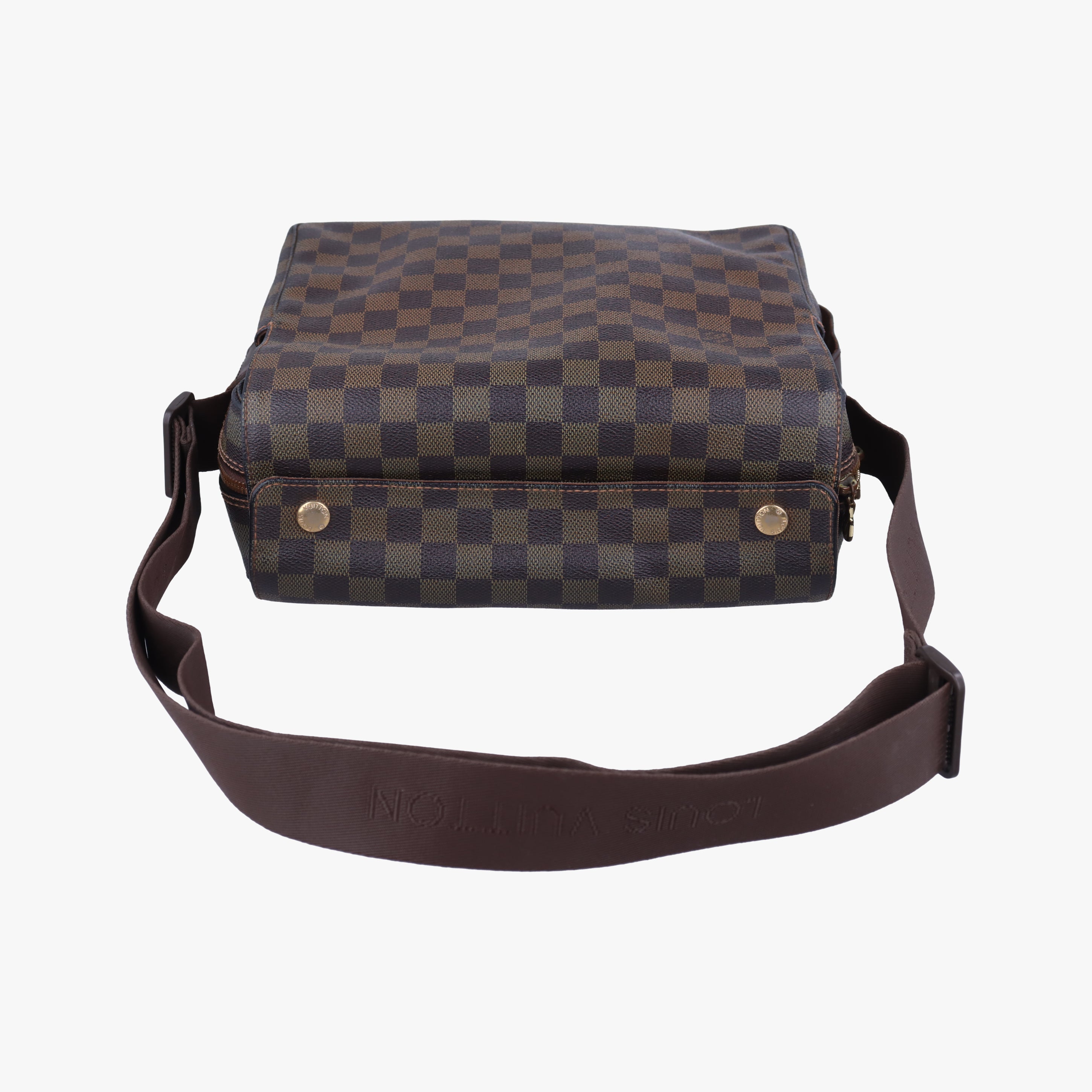 Secondhand Louis Vuitton NAVIGLIO EBENE Damier Canvas N45255 shoulderbag | stylenewstar