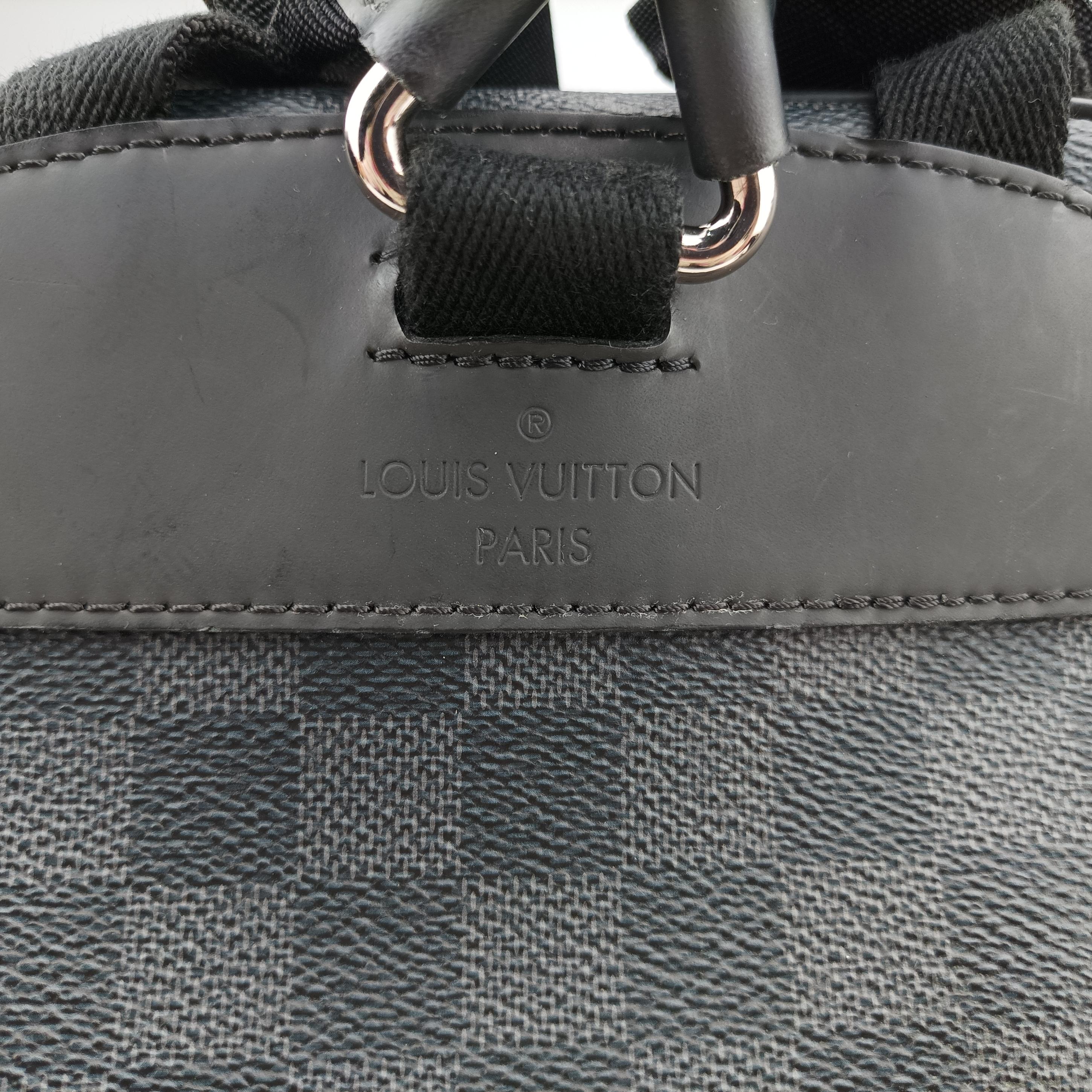 Pre-owned Louis Vuitton Josh Christopher Nemeth Rope Pattern blue×multicolor Damier Graphite N41712 shoulderbag | stylenewstar