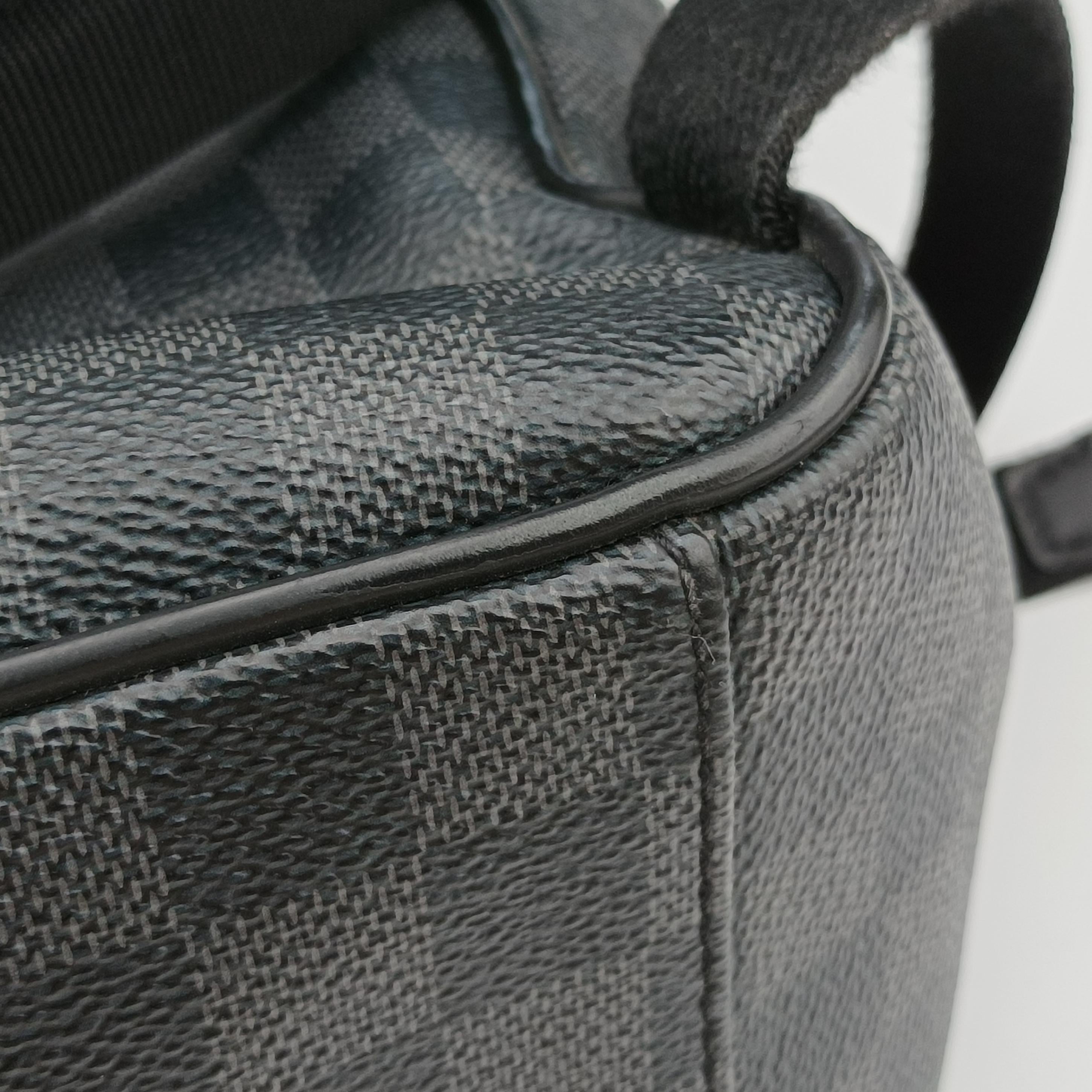 Pre-owned Louis Vuitton Josh Christopher Nemeth Rope Pattern blue×multicolor Damier Graphite N41712 shoulderbag | stylenewstar
