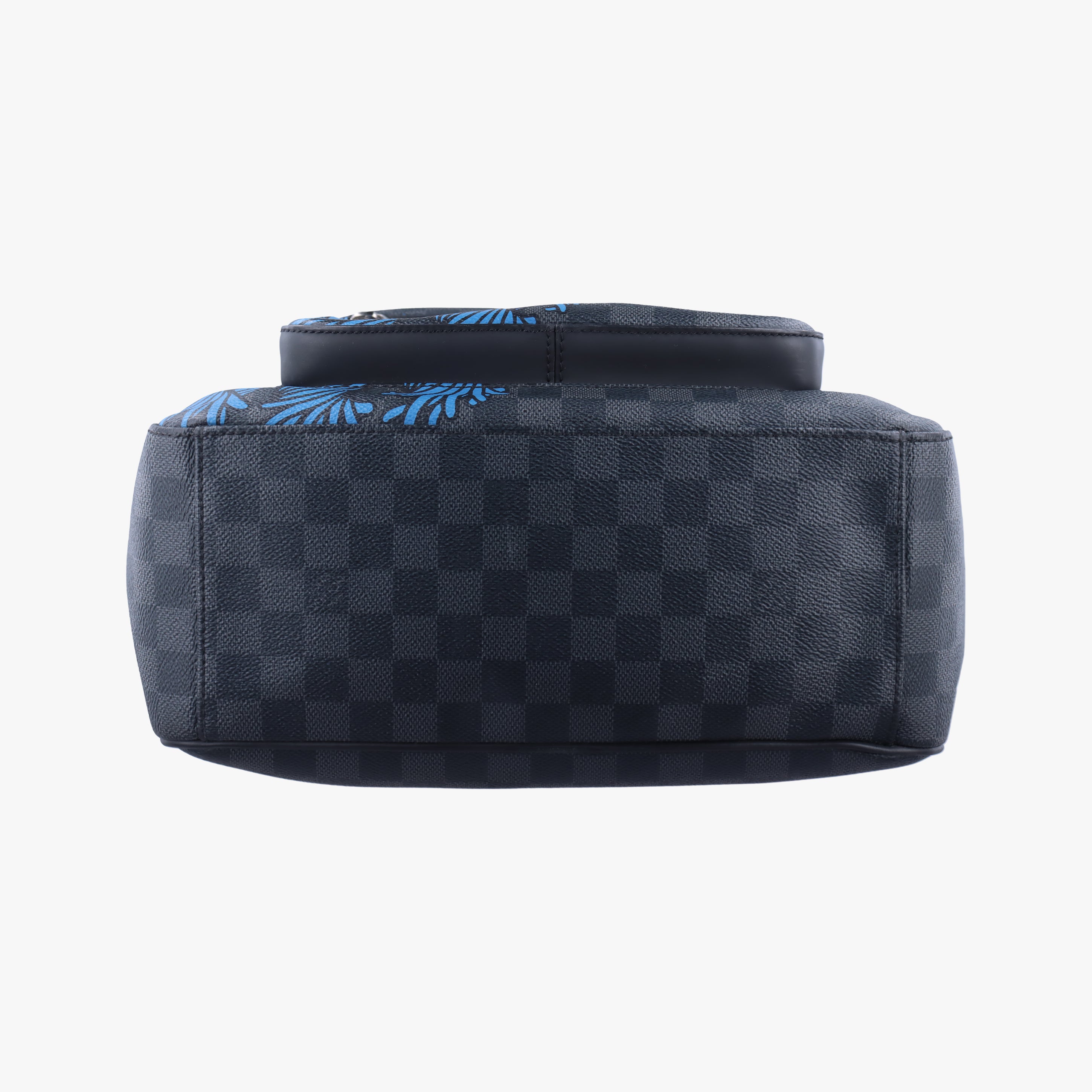 Pre-owned Louis Vuitton Josh Christopher Nemeth Rope Pattern blue×multicolor Damier Graphite N41712 shoulderbag | stylenewstar