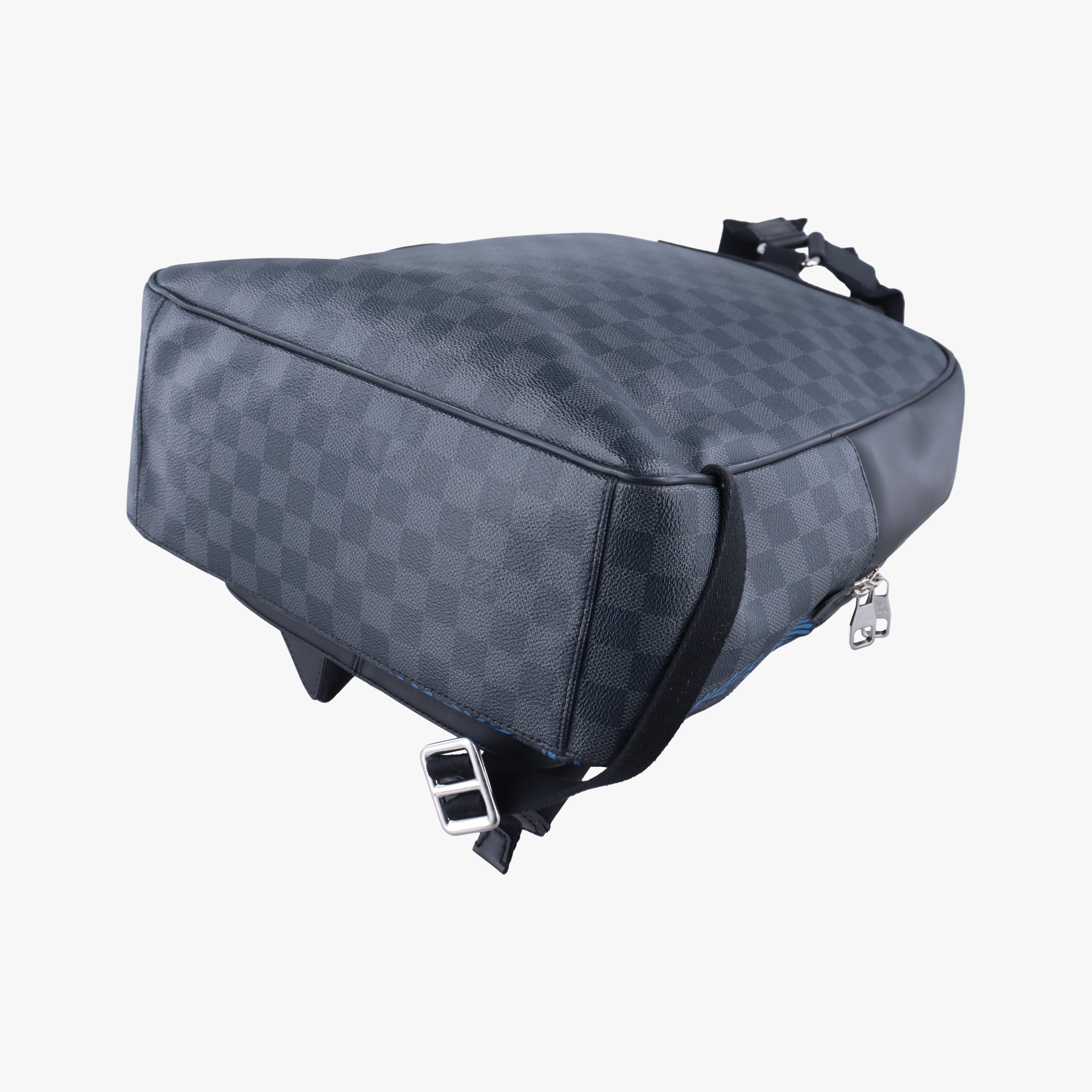 Pre-owned Louis Vuitton Josh Christopher Nemeth Rope Pattern blue×multicolor Damier Graphite N41712 shoulderbag | stylenewstar