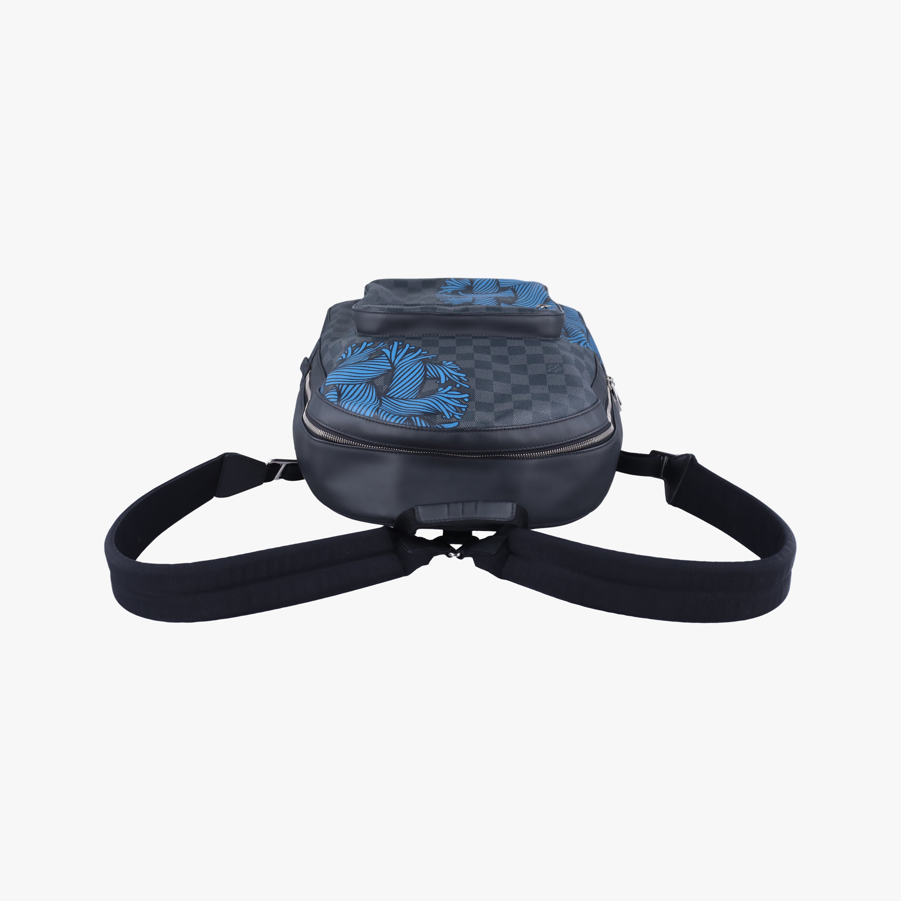 Pre-owned Louis Vuitton Josh Christopher Nemeth Rope Pattern blue×multicolor Damier Graphite N41712 shoulderbag | stylenewstar
