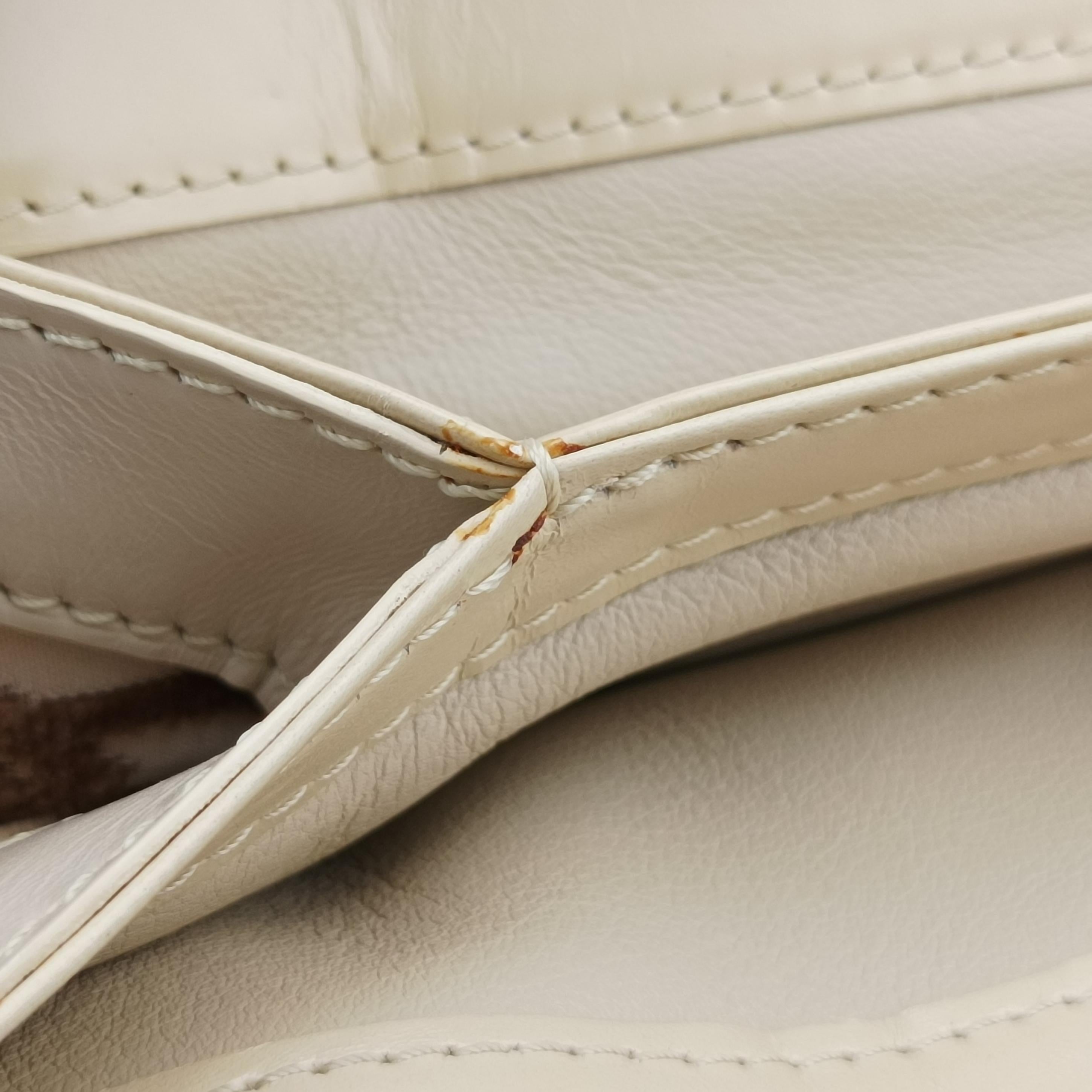 Pre-owned Louis Vuitton Mini Linda Ivory x Multicolor Cotton x Velvet x Leather M95207 handbag | stylenewstar