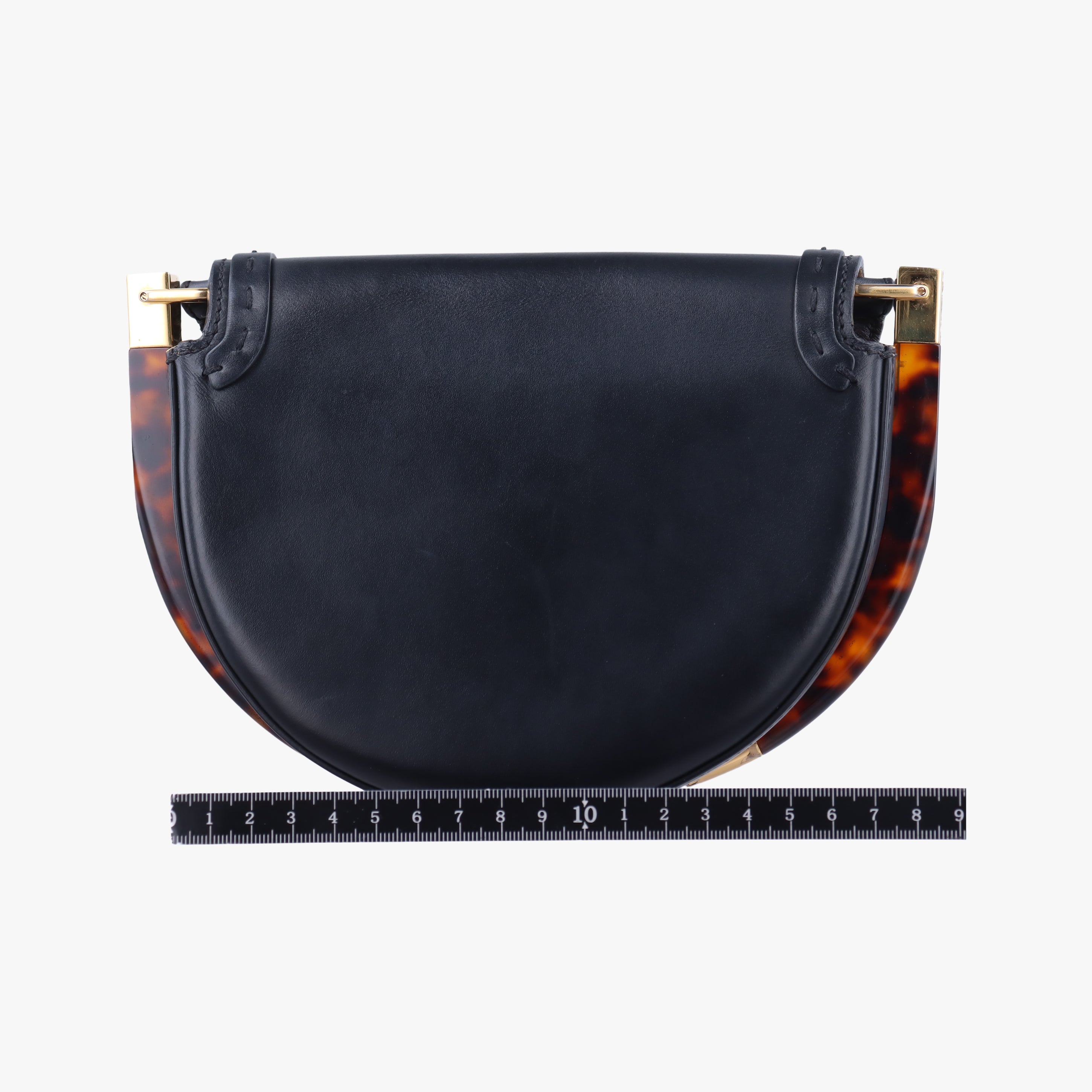 Secondhand Fendi Moonlight Black Leather 8BT346 shoulderbag | stylenewstar