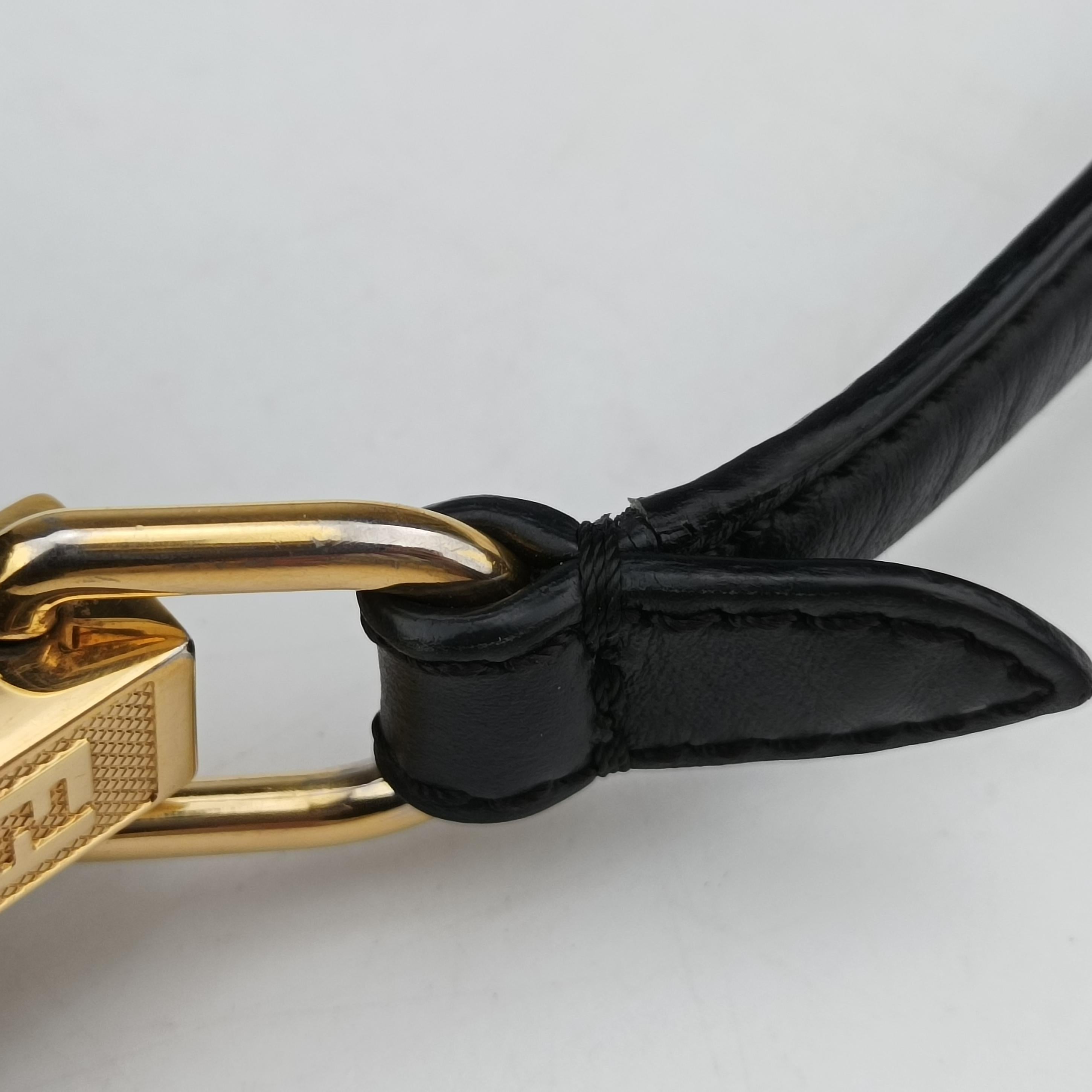 Secondhand Fendi Moonlight Black Leather 8BT346 shoulderbag | stylenewstar