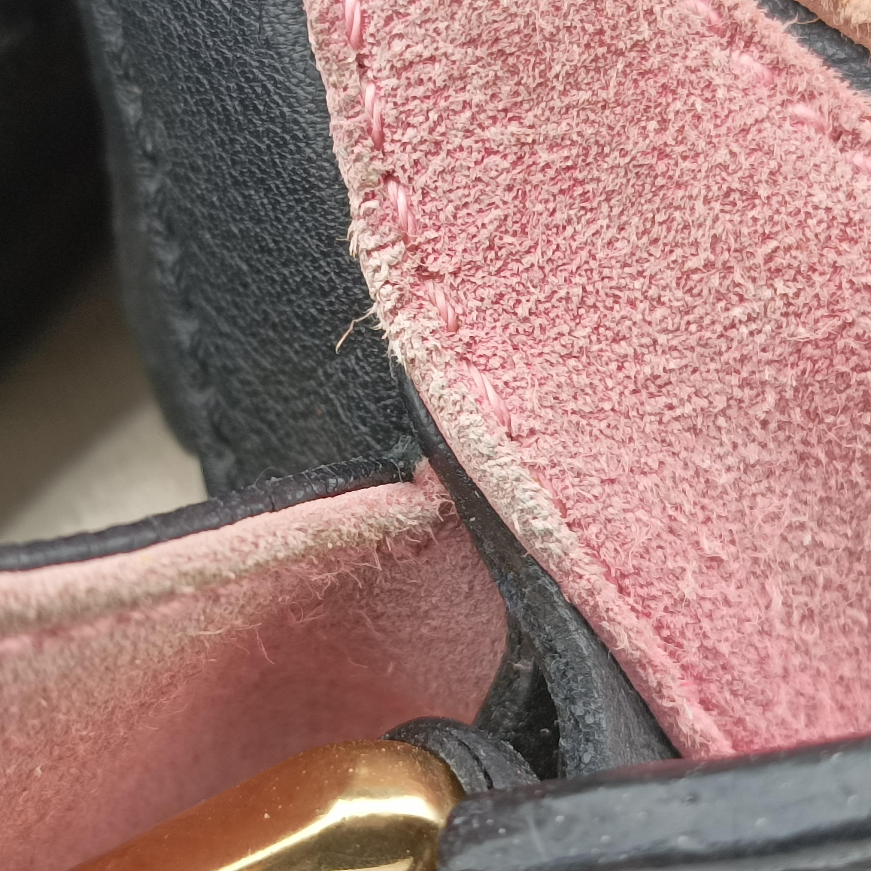 Pre-owned Loewe Puzzle　medium Pink Leather×Suede  shoulderbag | stylenewstar