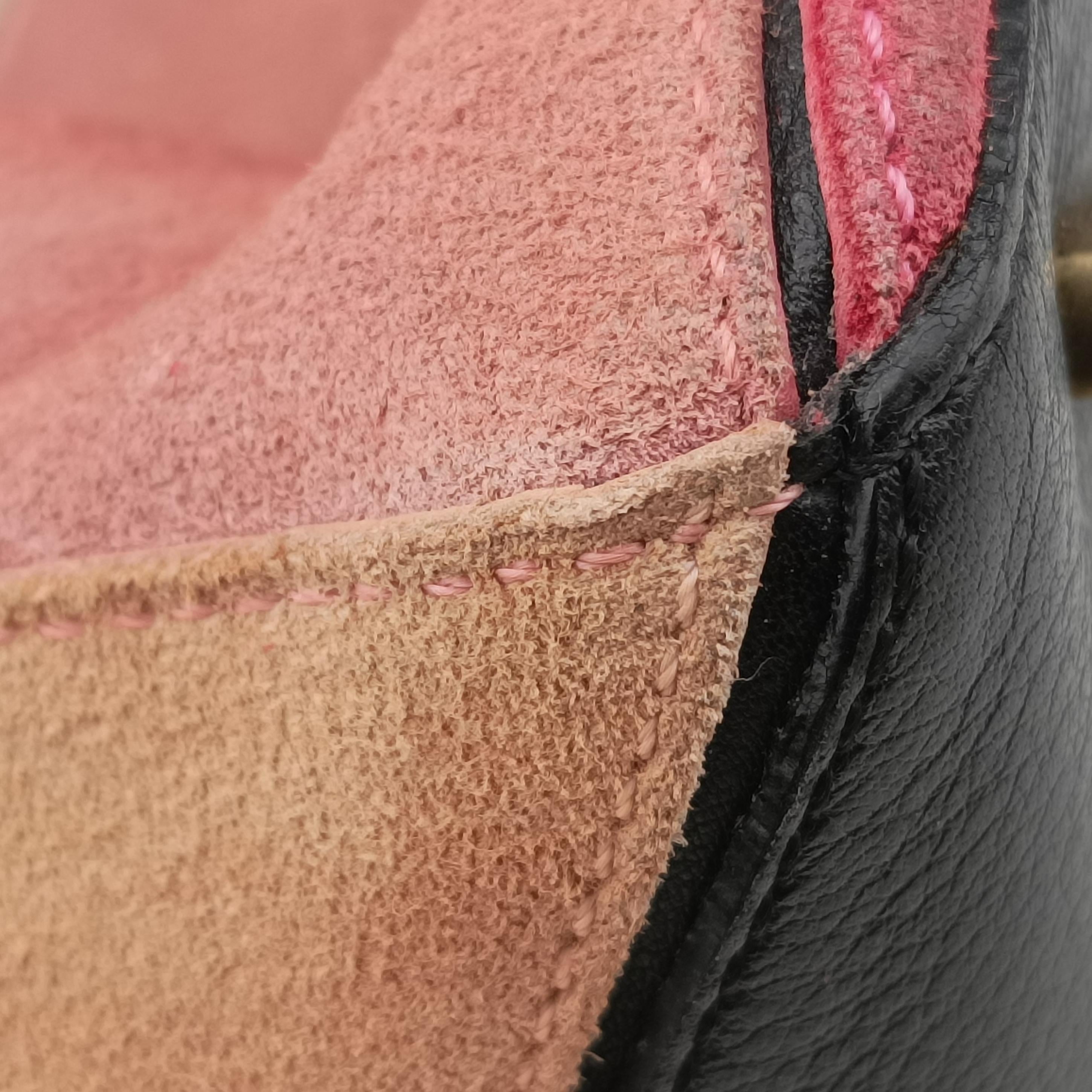 Pre-owned Loewe Puzzle　medium Pink Leather×Suede  shoulderbag | stylenewstar