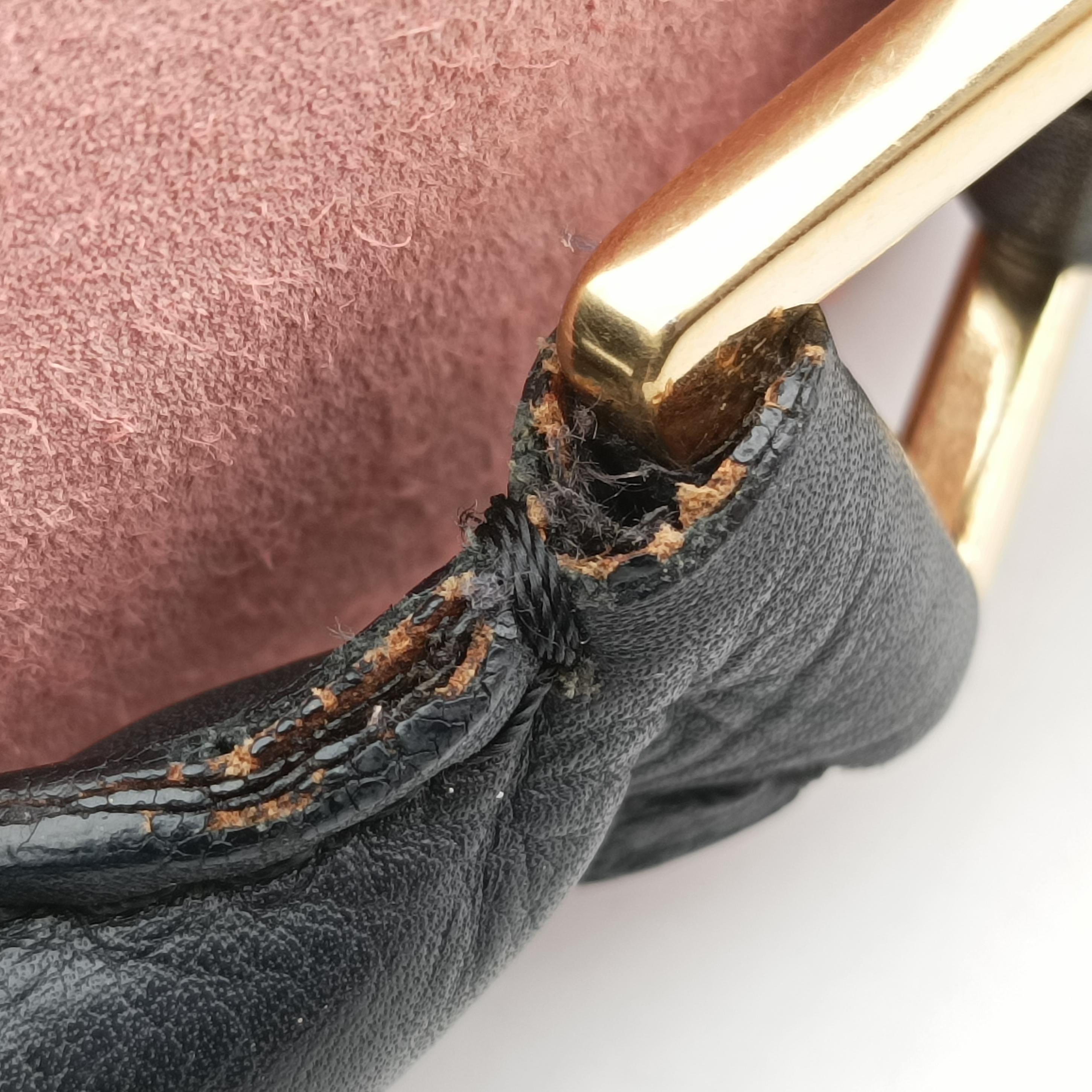 Pre-owned Loewe Puzzle　medium Pink Leather×Suede  shoulderbag | stylenewstar