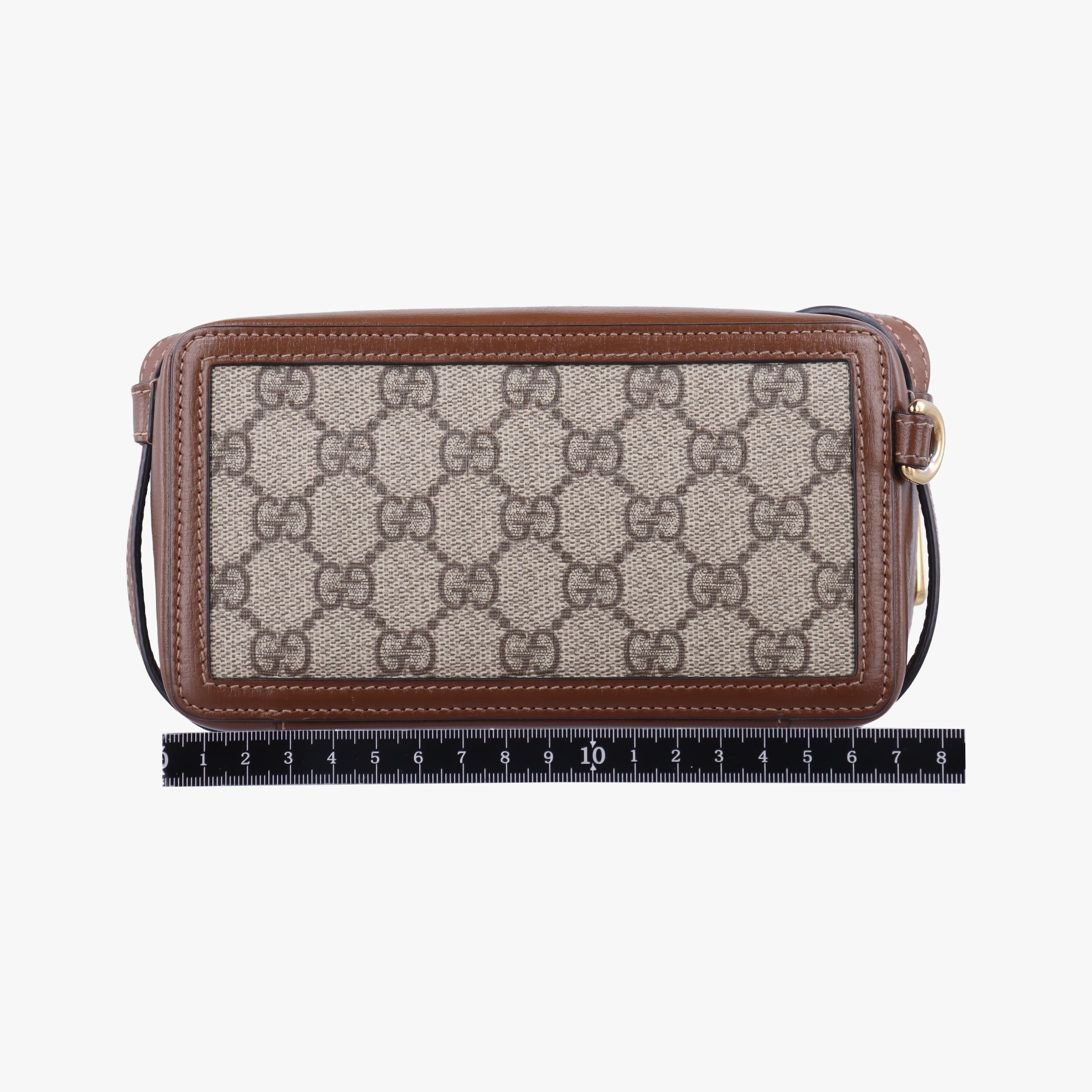 Pre-owned Gucci Interlocking G Brown PVC coated canvas 671674 shoulderbag | stylenewstar