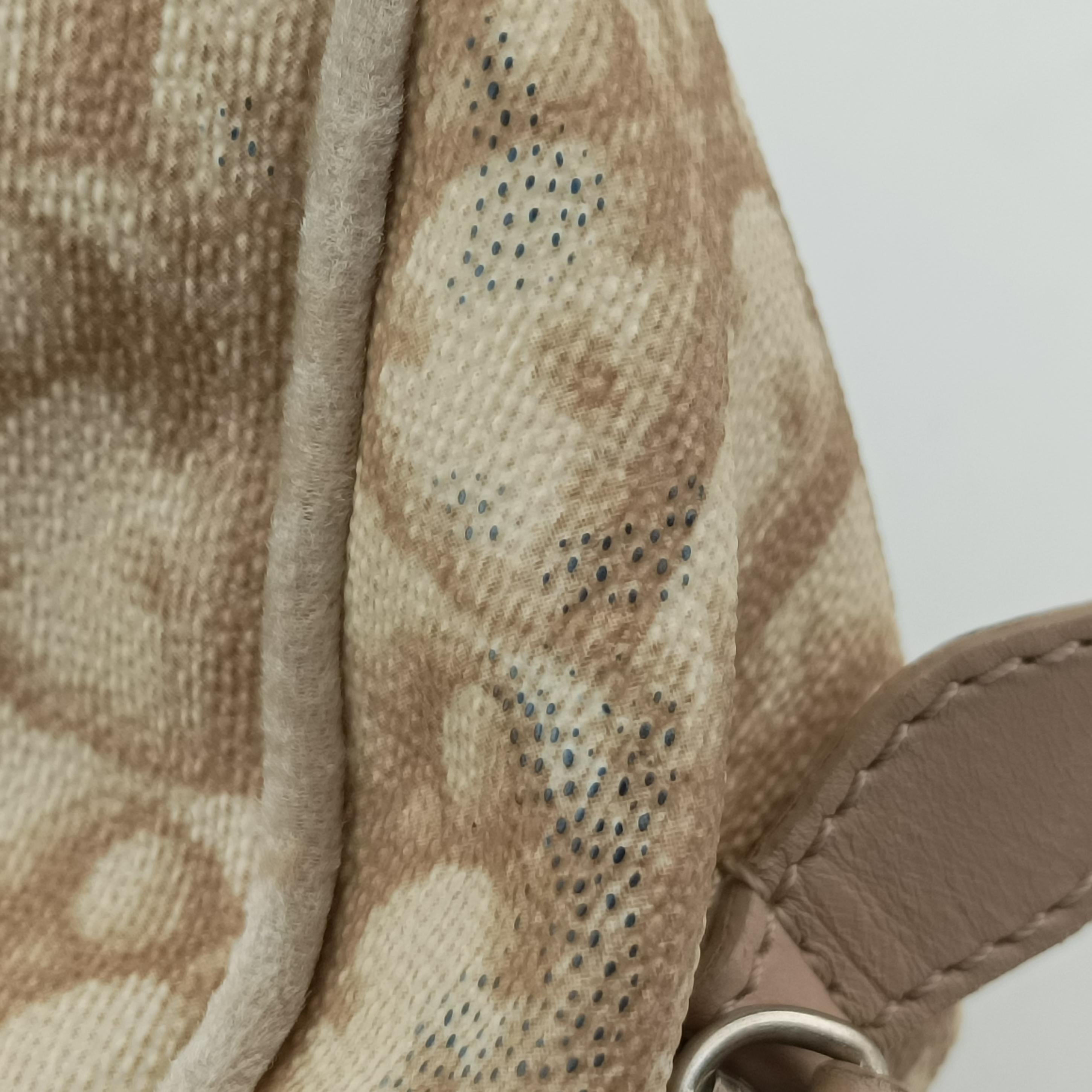Secondhand Christian Dior Oblique Romantique Trotter Beige x White PVC coated canvas  handbag | stylenewstar