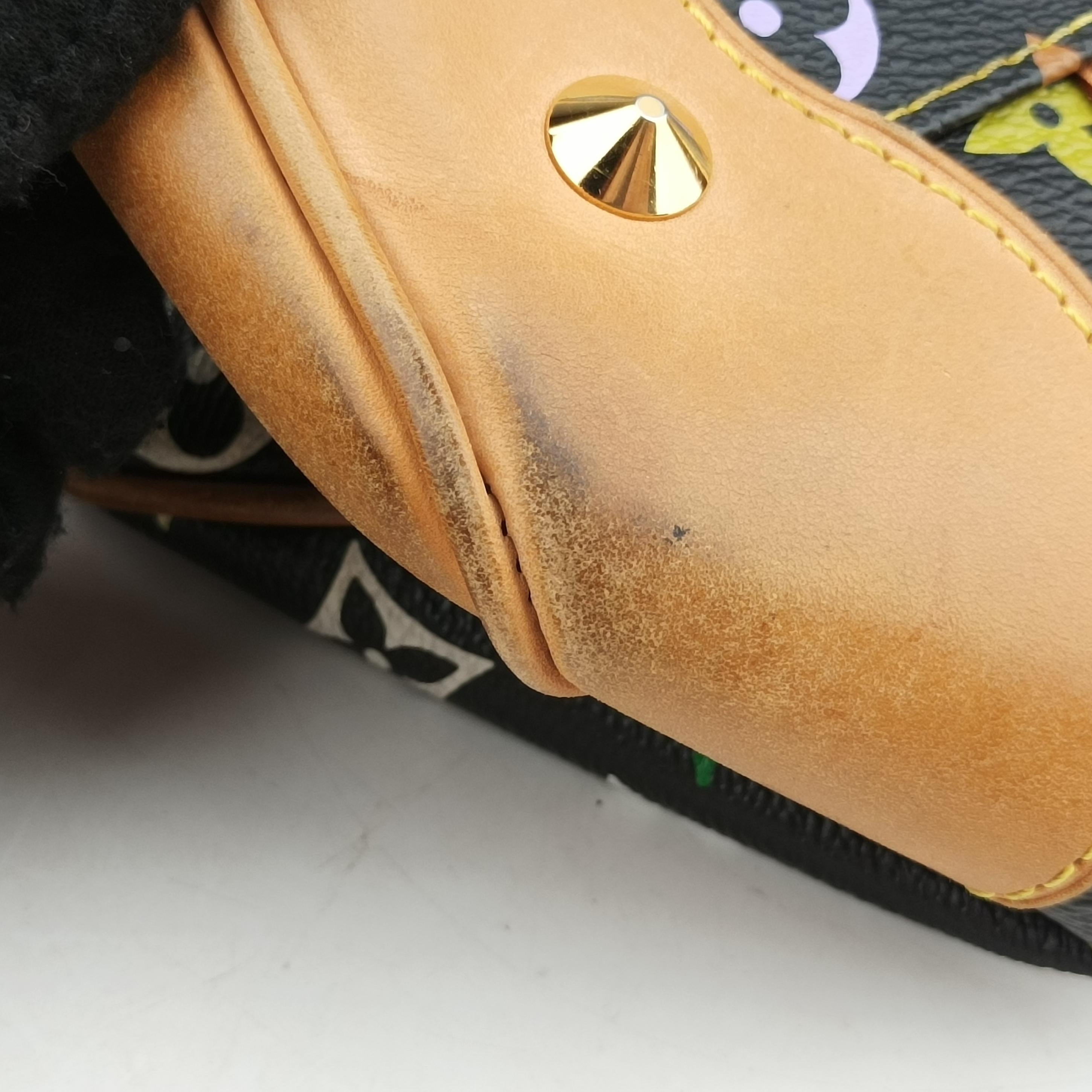 Vintage Louis Vuitton COURTNEY MM Noir Monogram Multicolor M45642 handbag | stylenewstar