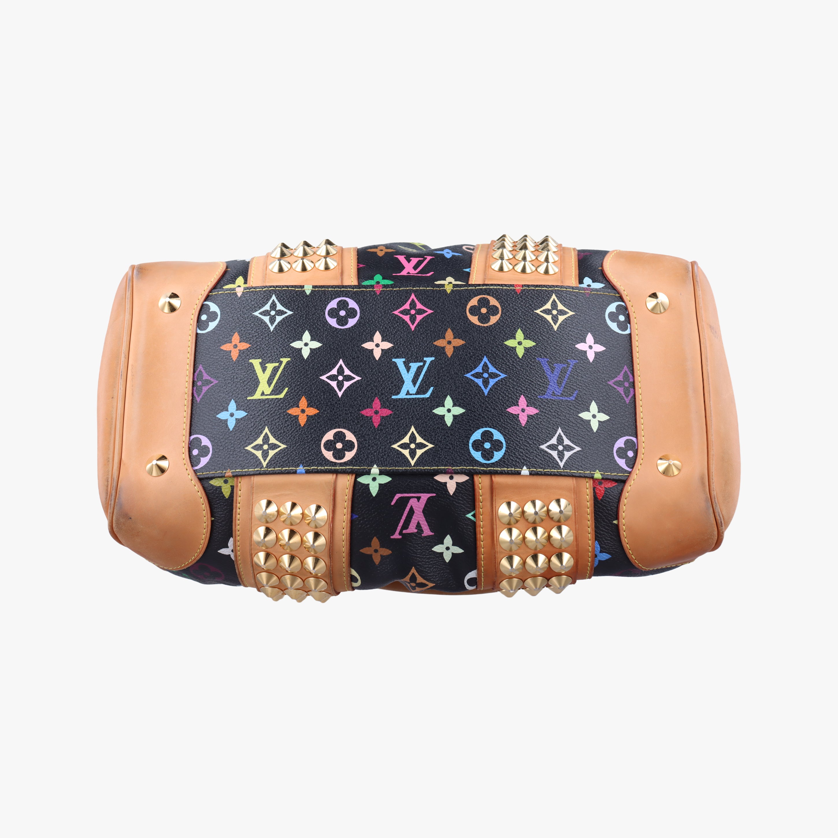 Vintage Louis Vuitton COURTNEY MM Noir Monogram Multicolor M45642 handbag | stylenewstar