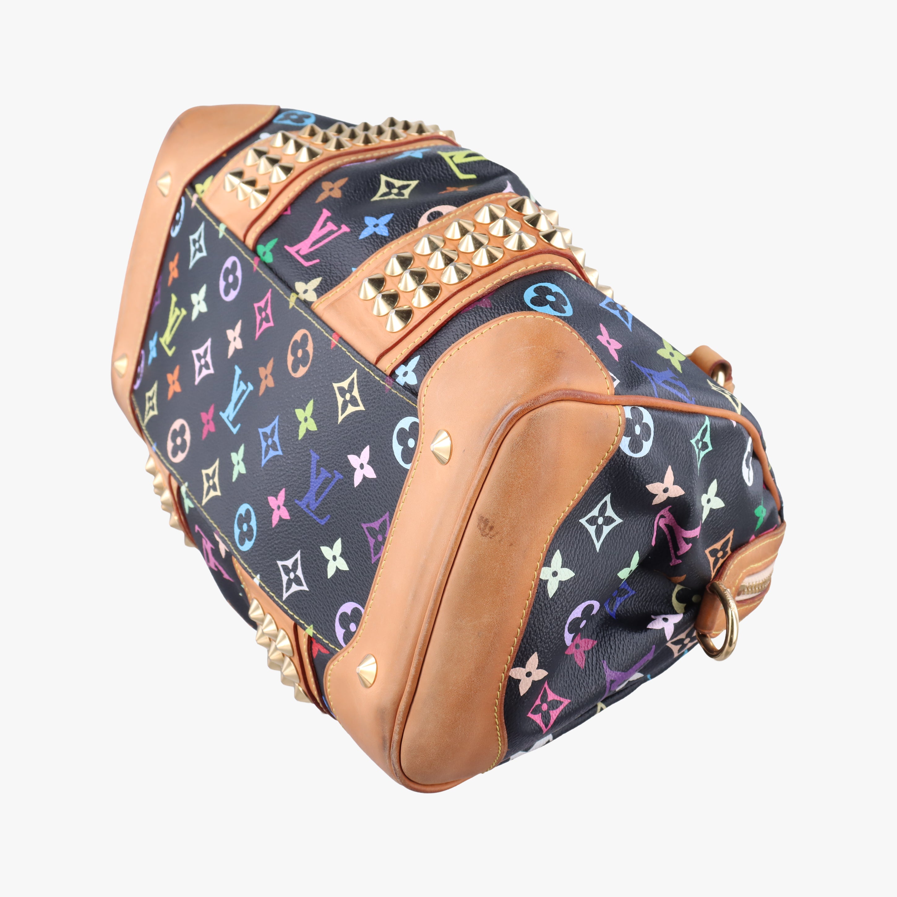 Vintage Louis Vuitton COURTNEY MM Noir Monogram Multicolor M45642 handbag | stylenewstar