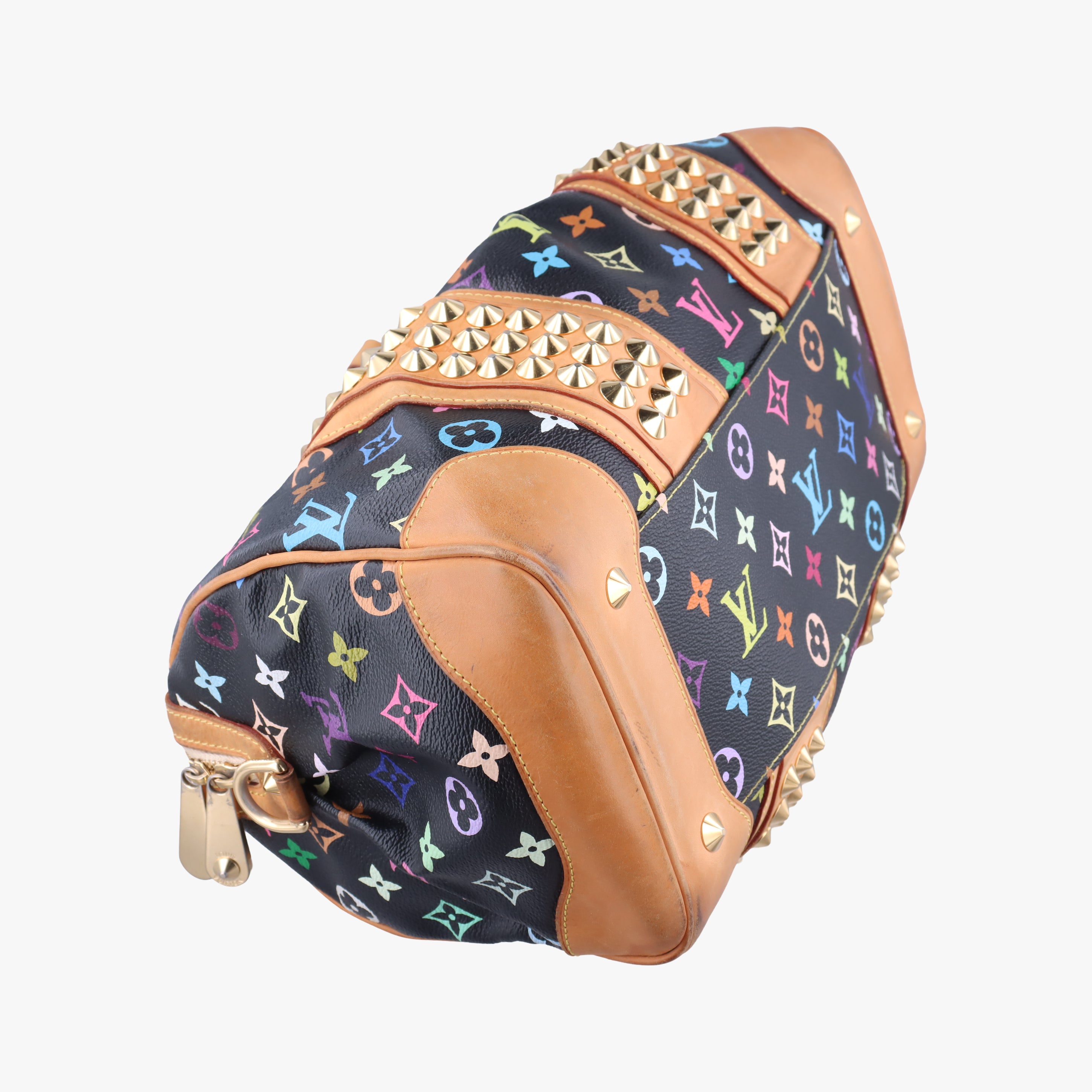 Vintage Louis Vuitton COURTNEY MM Noir Monogram Multicolor M45642 handbag | stylenewstar