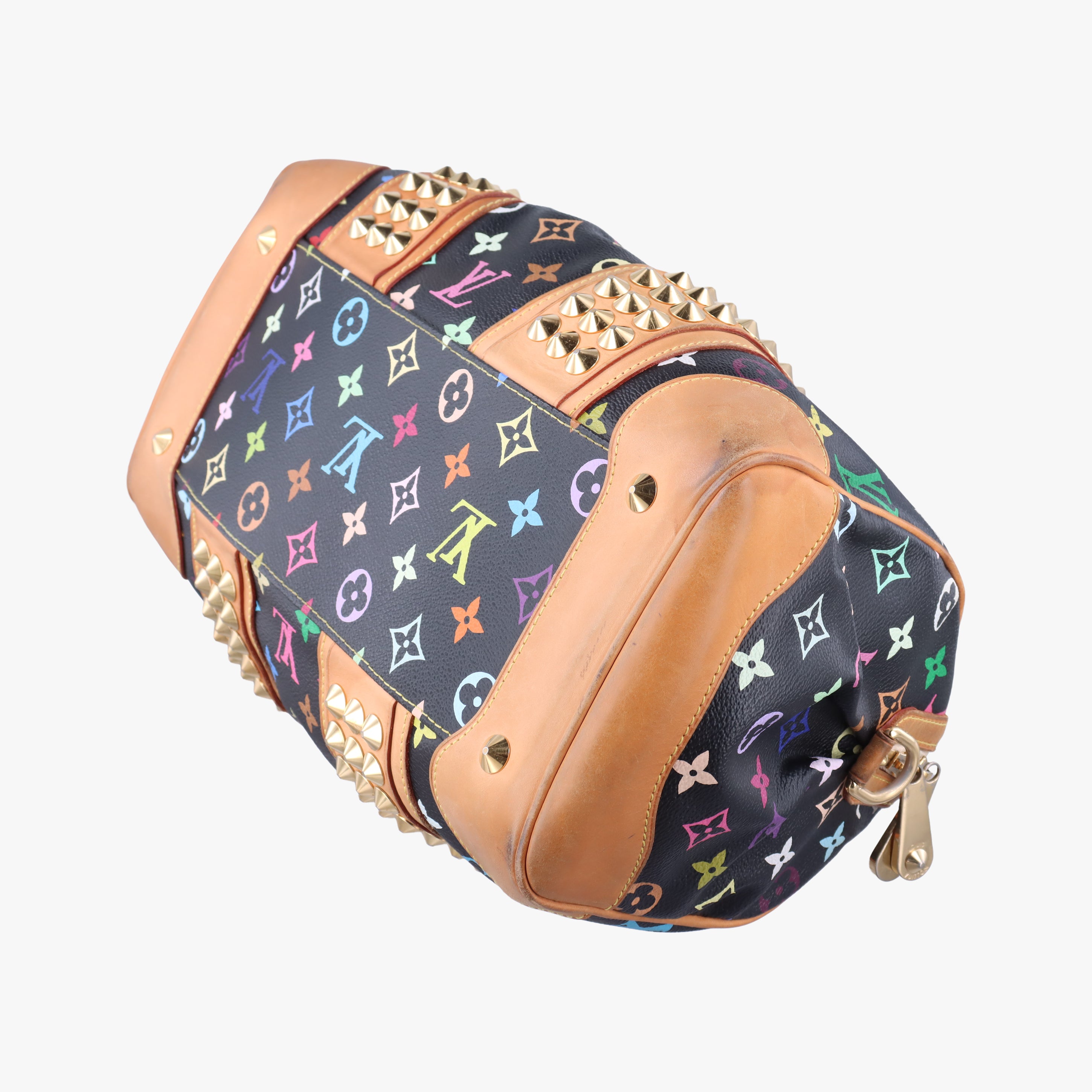 Vintage Louis Vuitton COURTNEY MM Noir Monogram Multicolor M45642 handbag | stylenewstar