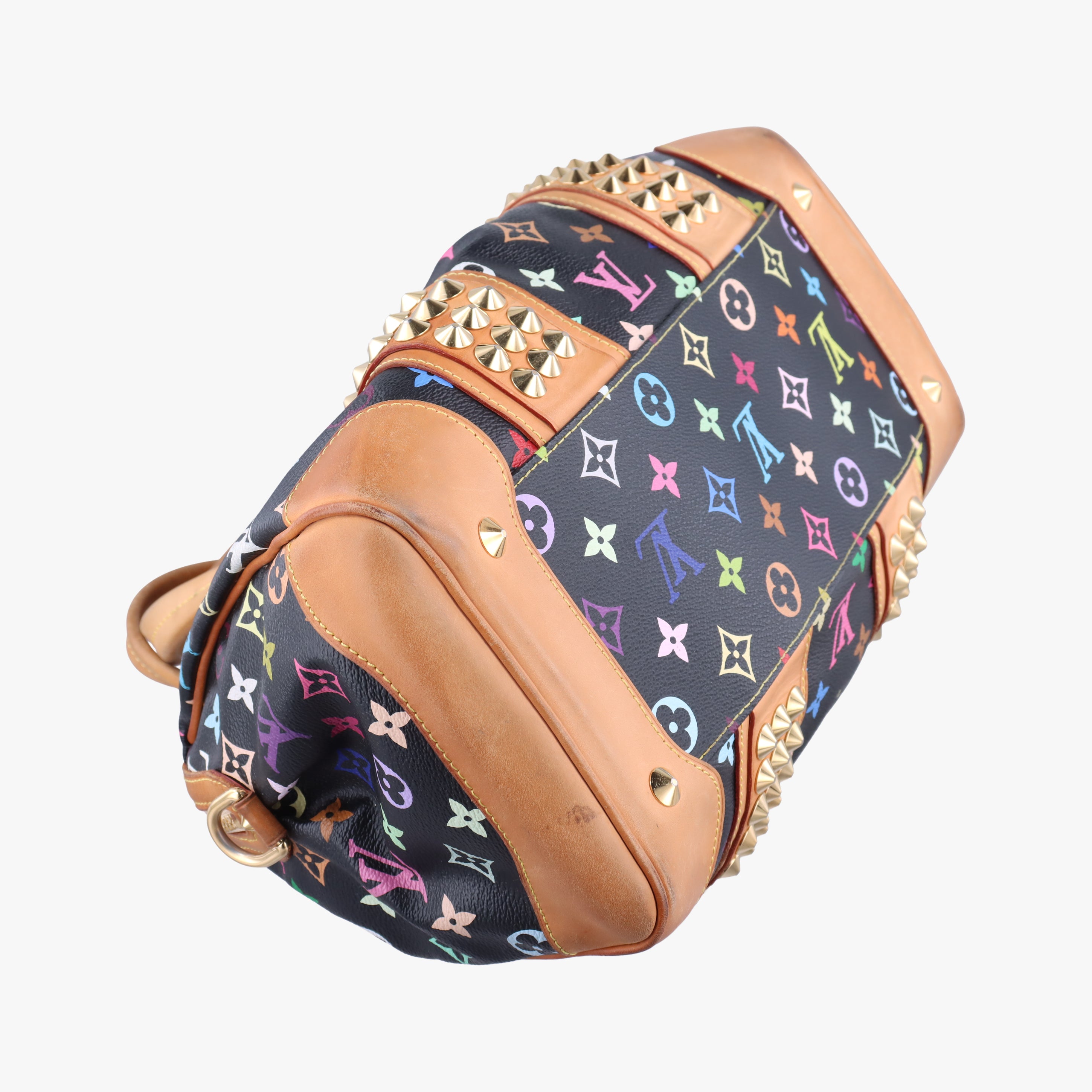 Vintage Louis Vuitton COURTNEY MM Noir Monogram Multicolor M45642 handbag | stylenewstar