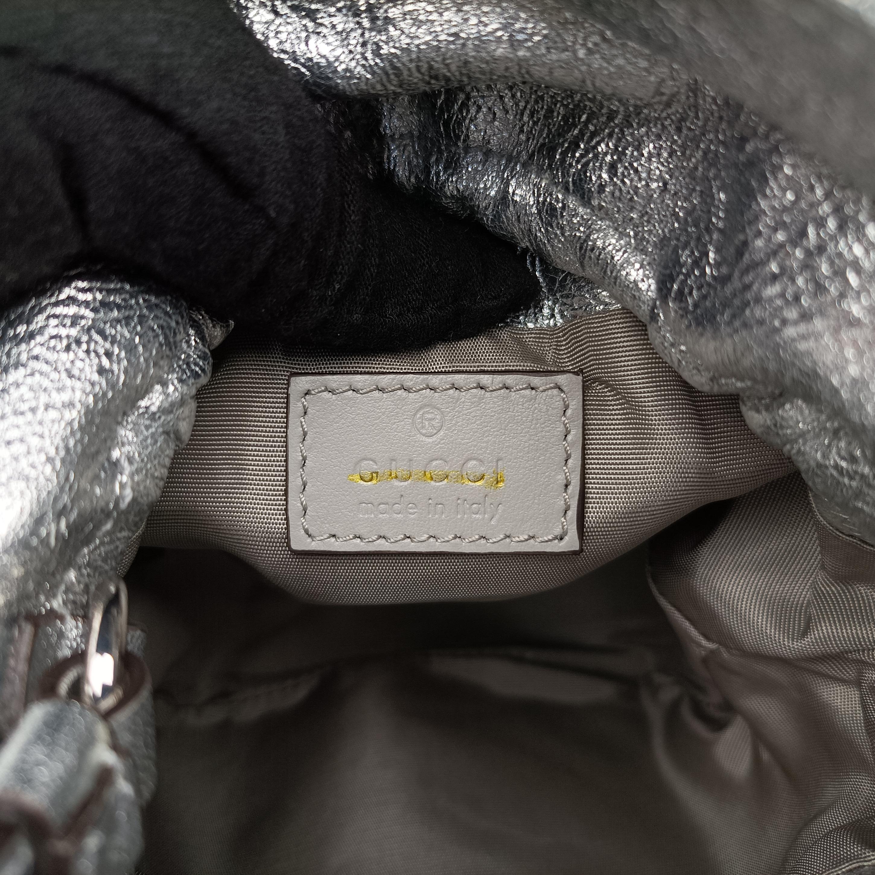 Pre-owned Gucci Blondie Silver Leather 760313 shoulderbag | stylenewstar