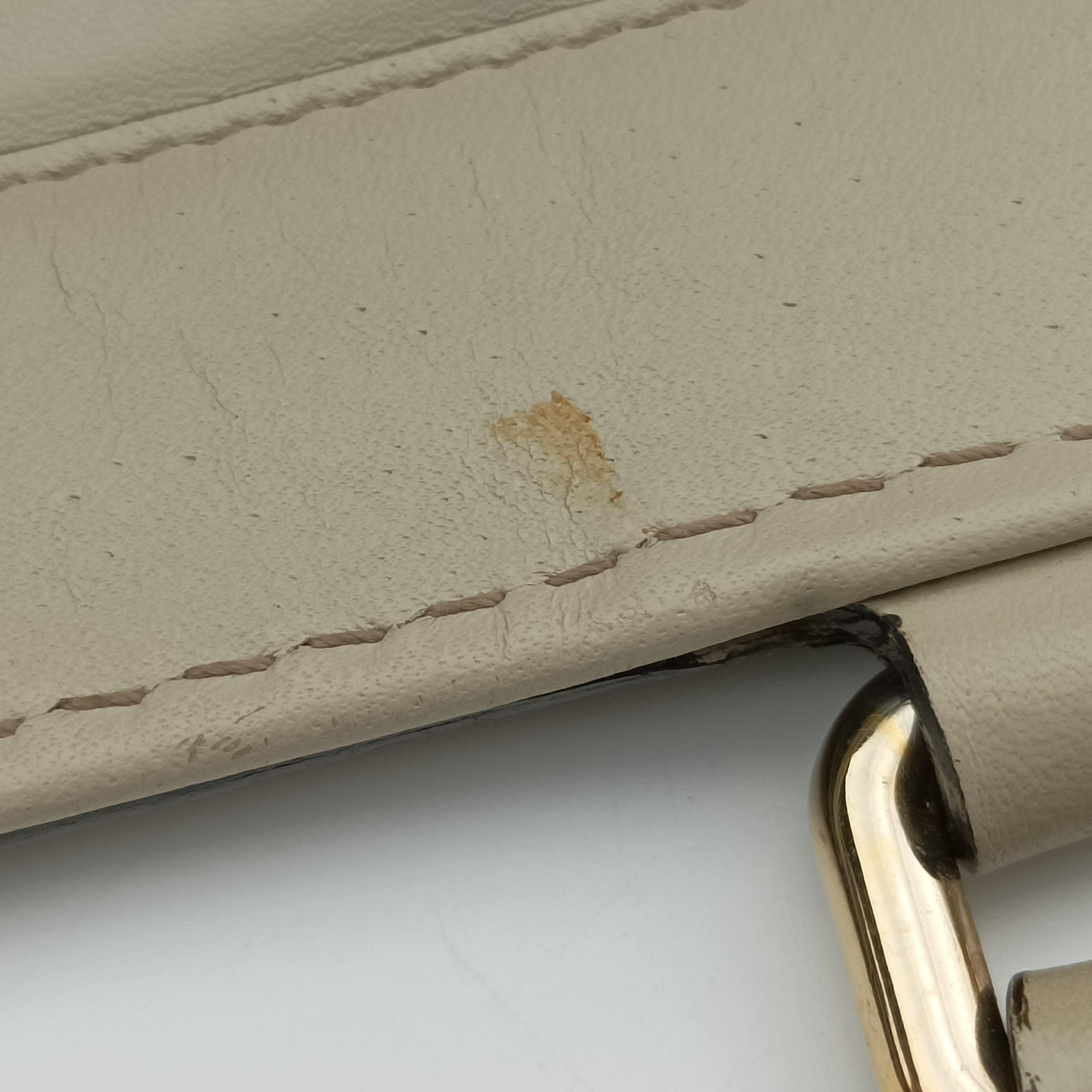 Pre-owned Gucci Guccissima Mayfair Beige×Multicolour canvas×leather 257063 handbag | stylenewstar